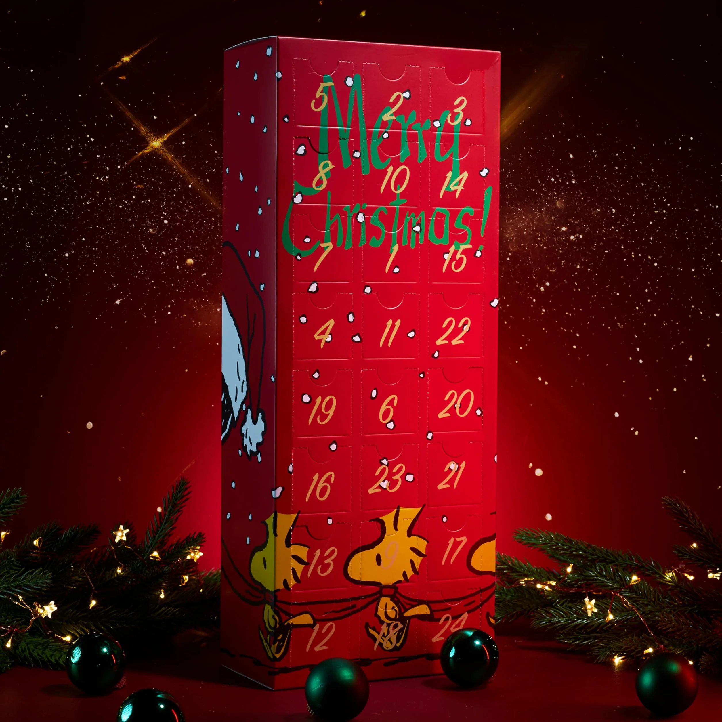 Get Trend Peanuts Snoopy skarpety z kalendarzem adwentowym dla dzieci (skarpety damskie)