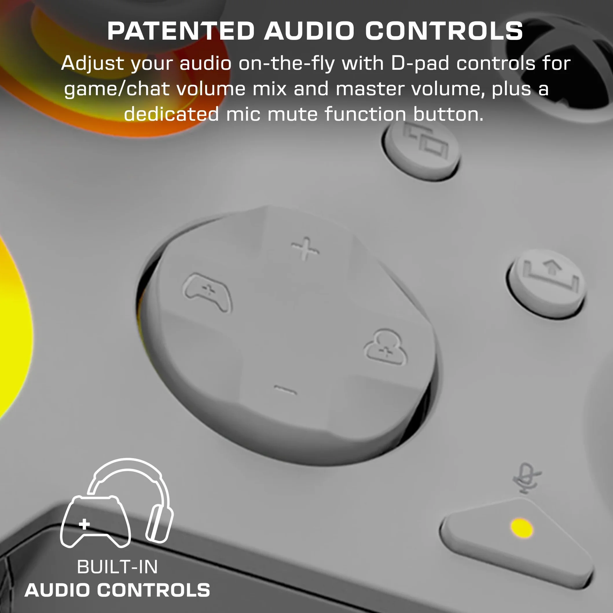 Turtle Beach Afterglow Wave Kontroler do gier RGB na przewodach w kolorze szarym – Licencjonowany dla Xbox Series X lub S, Xbox One i Windows