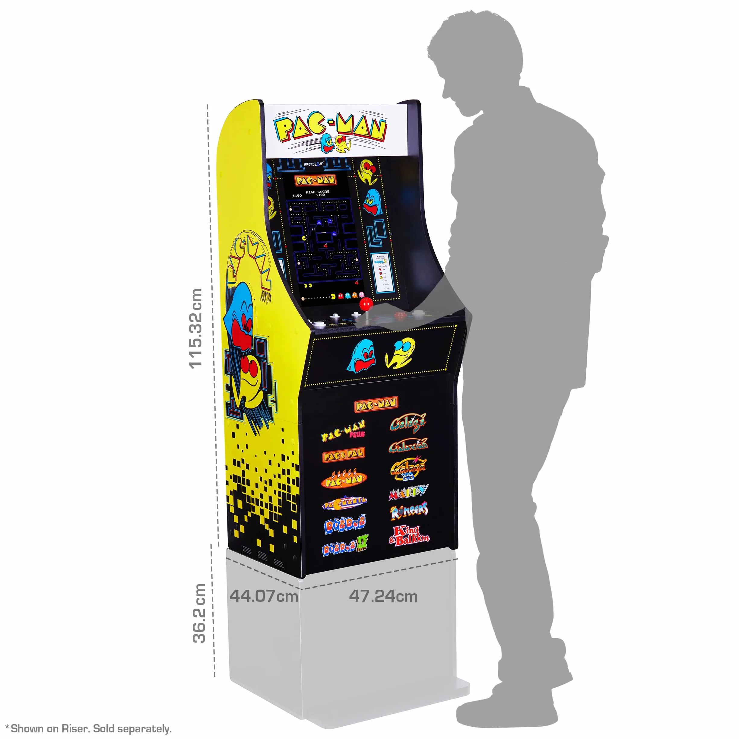 Arcade1Up PAC-MAN Classic SE Slim Edition Arcade Machine