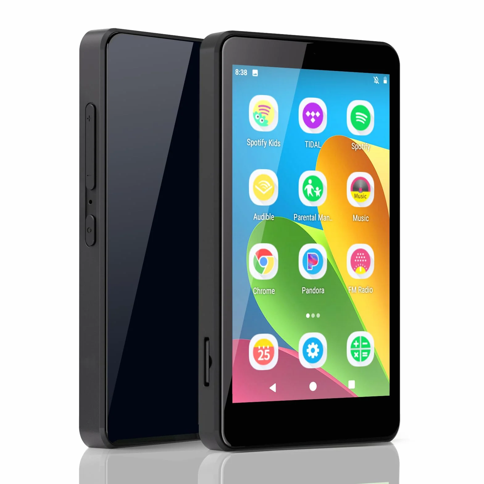 MP3 Player dla Dzieci z Spotify, Kontrolą Rodzicielską, Spotify Kids, Audible, Amazon Music, Libby, 4.0" IPS Dziecięcy Odtwarzacz MP4 do Muzyki do 512GB (Czarny)