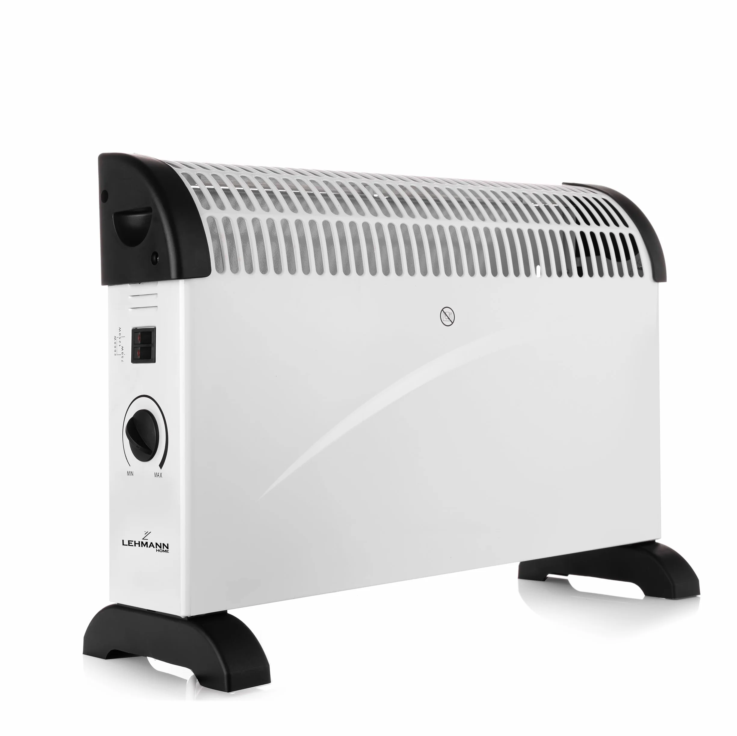 Lehmann LHOHC-2013A grzejnik konwektorowy, grzejnik elektryczny 750/1250/2000 W, ogrzewanie konwektorowe z termostatem i zabezpieczeniem przed przegrzaniem, ogrzewanie elektryczne, energooszczędne,