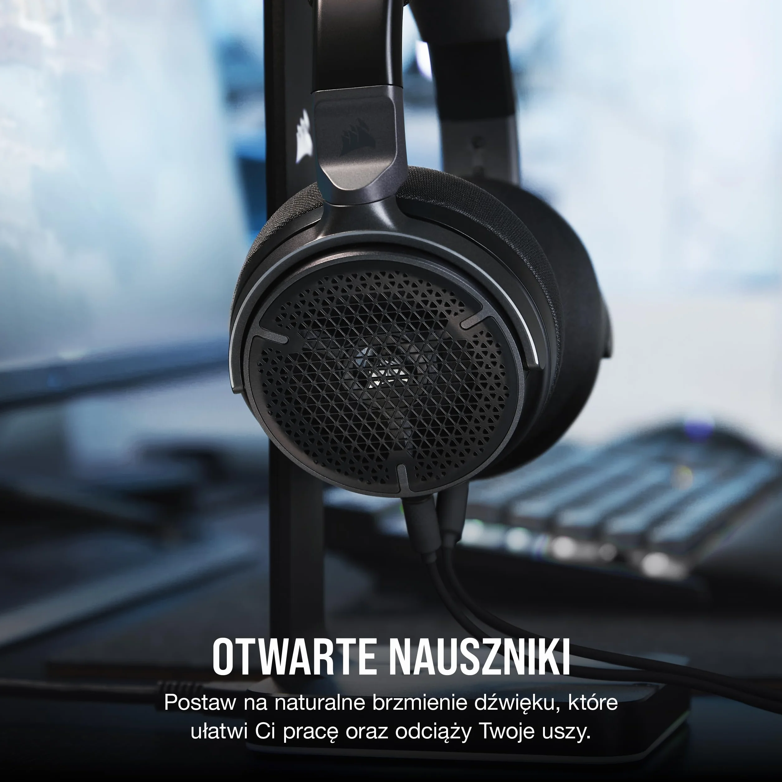 CORSAIR VIRTUOSO PRO Przewodowy Zestaw Słuchawkowy do Gier 50 mm 20Hz-40 kHz Carbon