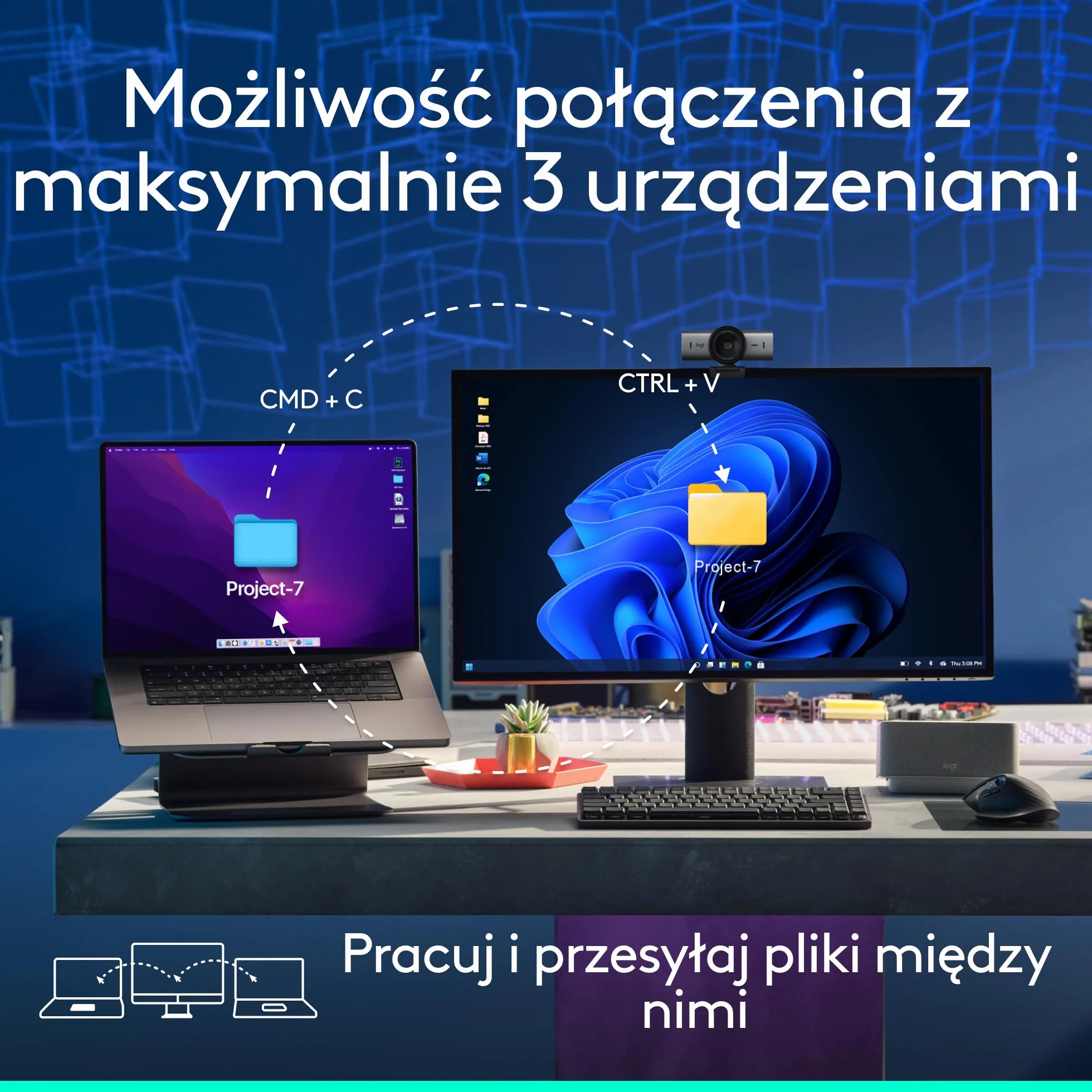 Logitech MX Master 3S – Wydajna mysz bezprzewodowa z błyskawicznym przewijaniem, Ergo, 8K DPI, śledzenie ruchu na szkle, ciche kliknięcia, Bluetooth, Windows, Linux, Chrome - Grafit