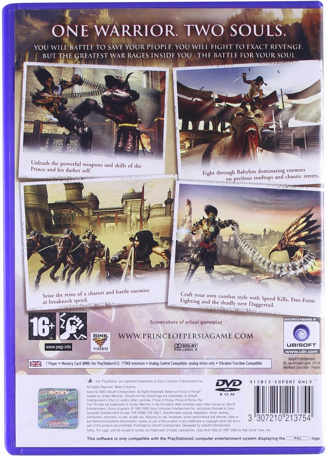Prince of Persia: Two Thrones PS2