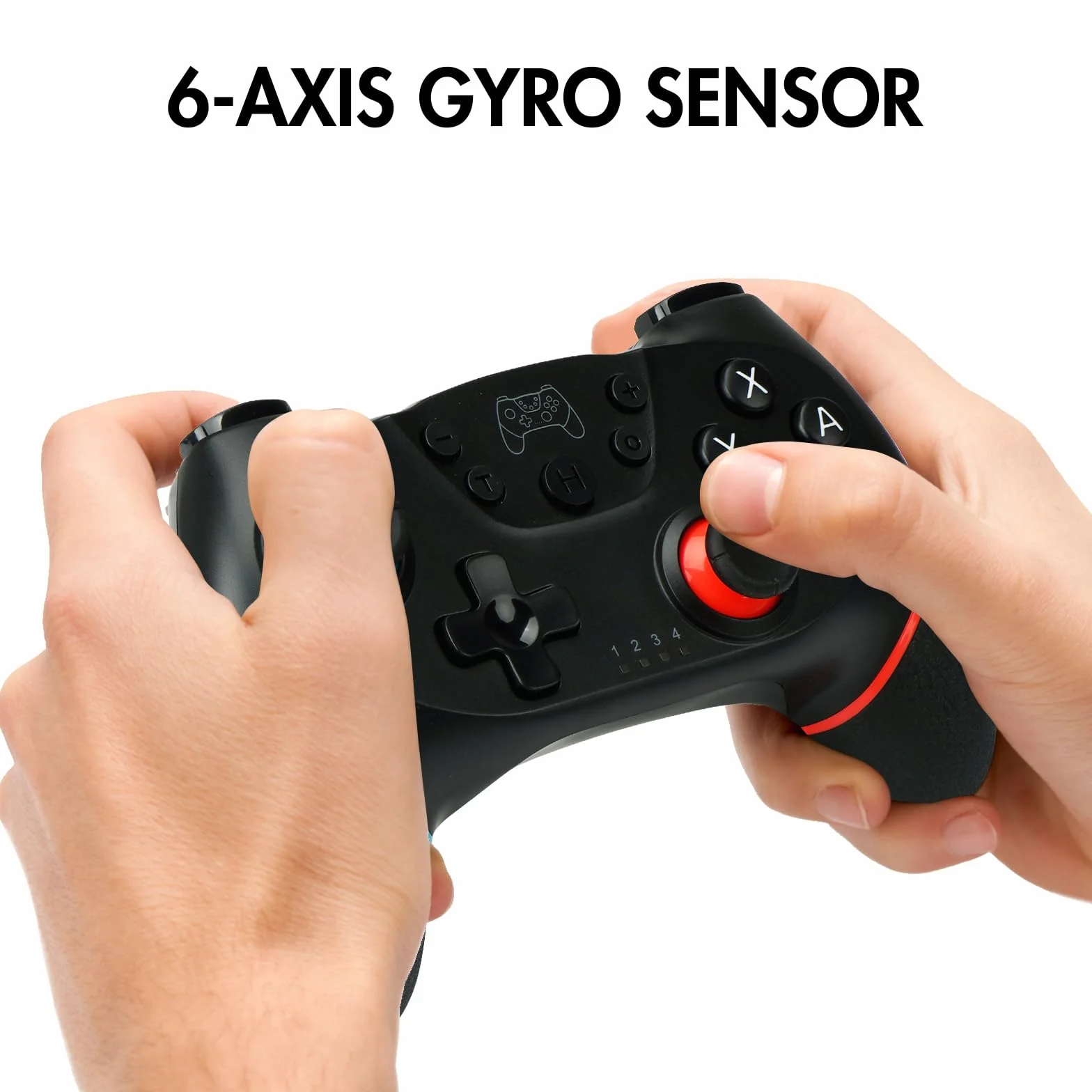 [2024 New Version] Controller For Switch – Wireless Pro Controller for Switch Lite – Turbo & Dual Vibration