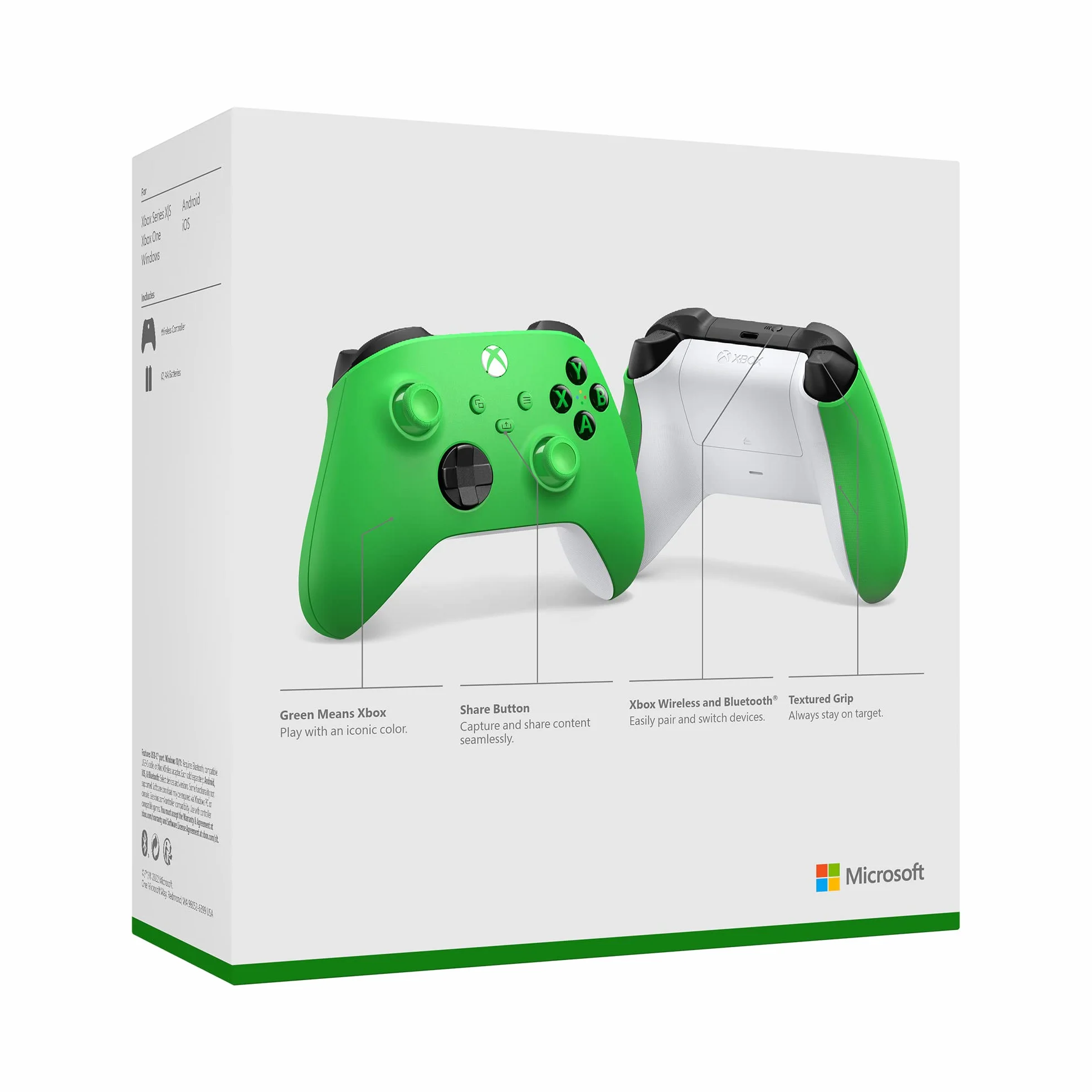 Kontroler bezprzewodowy Xbox - Velocity Green
