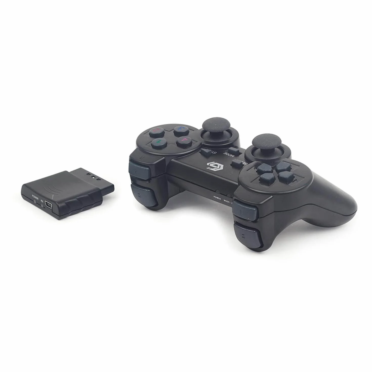 Gembird JPD-WDV-01 Bezprzewodowy kontroler gier z wibracjami na PS2/PS3/PC, kolor czarny