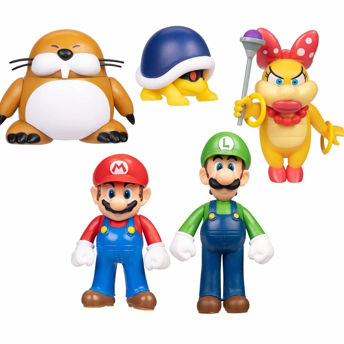 Super Mario World of Nintendo 6,35 cm mini figurka Monty Mole