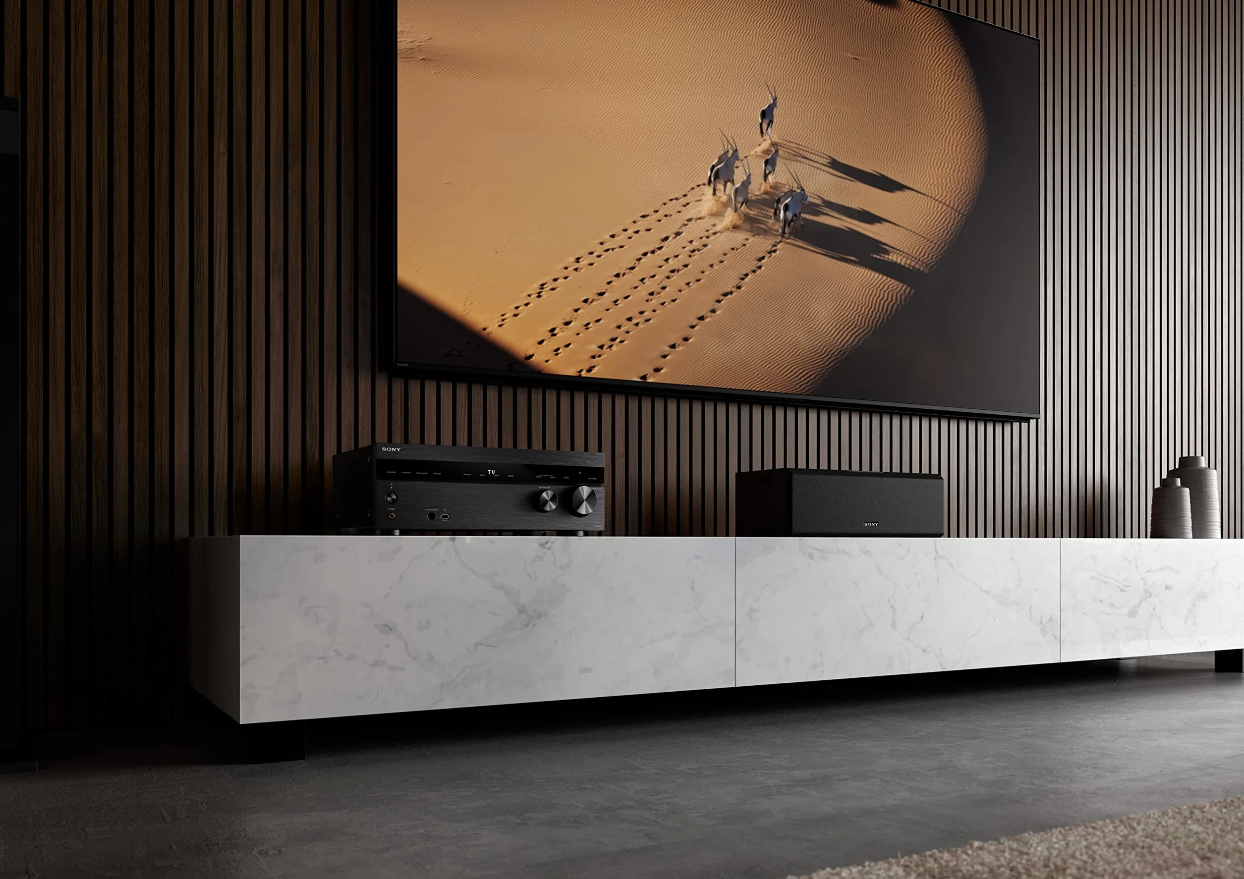 Sony Kanalig 8K TAAN1000.CEL Wzmacniacz, Czarny, 8 Portów HDMI