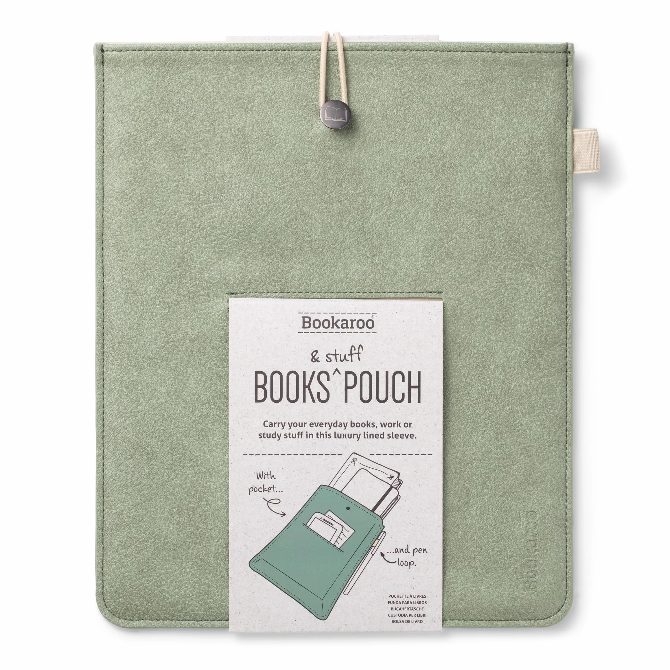 Bookaroo Books & Stuff Pouch - Fern