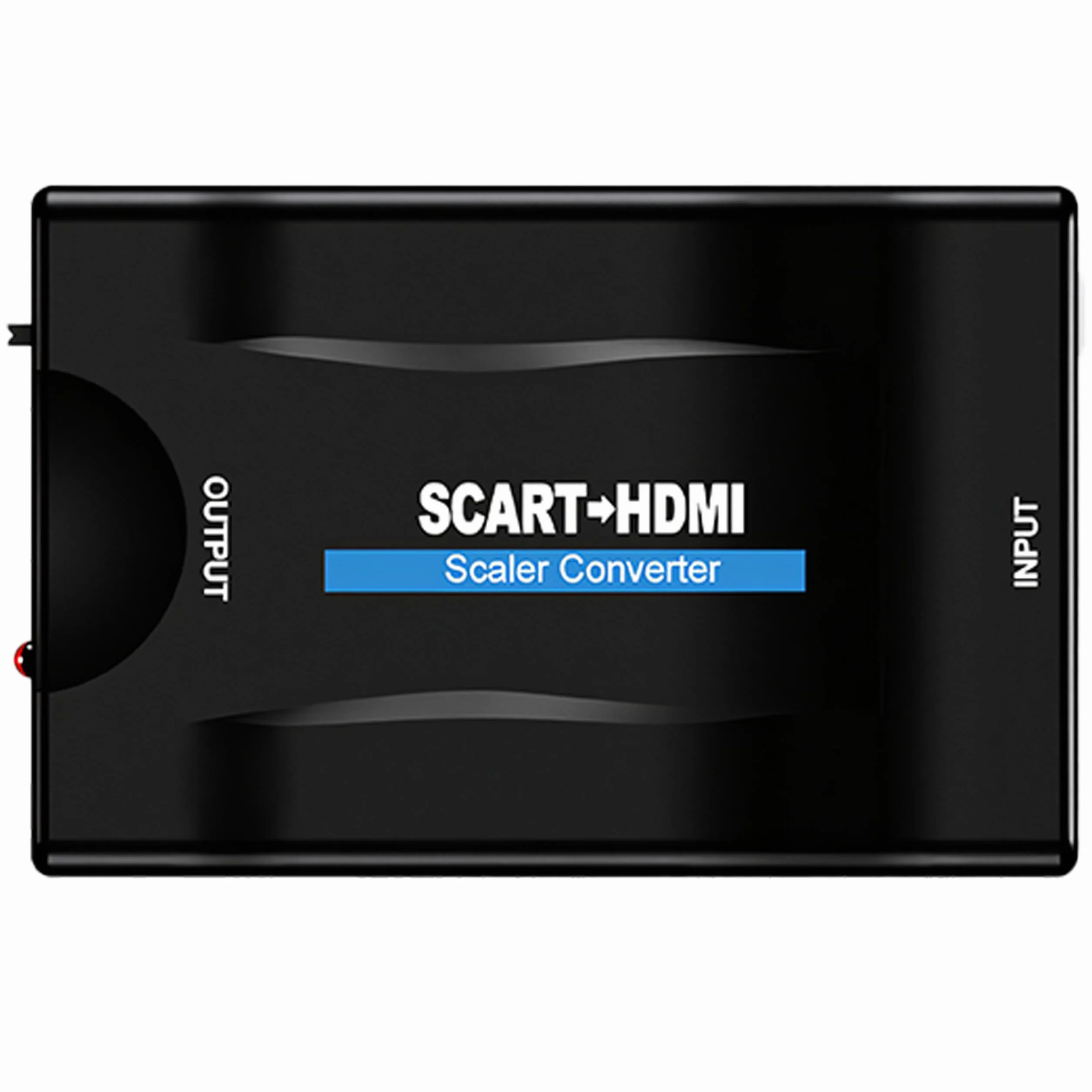 Retoo Konwerter SCART na HDMI, adapter przetwornik audio 1080p HD do HDTV STB VHS Xbox PS3 Sky Blu-ray DVD Player, adapter do HDTV VHS, obsługuje PAL, NTSC3.58. NTSC4,43