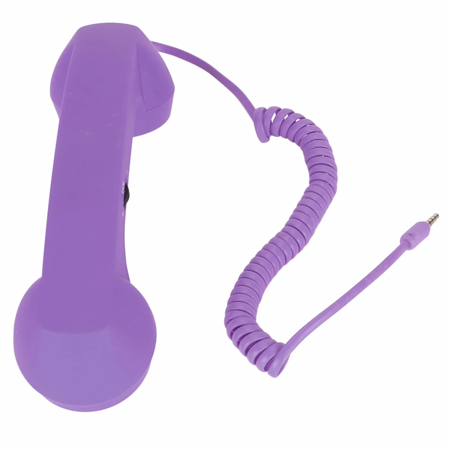 Słuchawka do Telefonu Komórkowego, 3,5 Mm Przewodowa Słuchawka Telefoniczna w Stylu Retro z Adapterem USB C, Odporna na Promieniowanie Zabytkowa Słuchawka Telefoniczna do