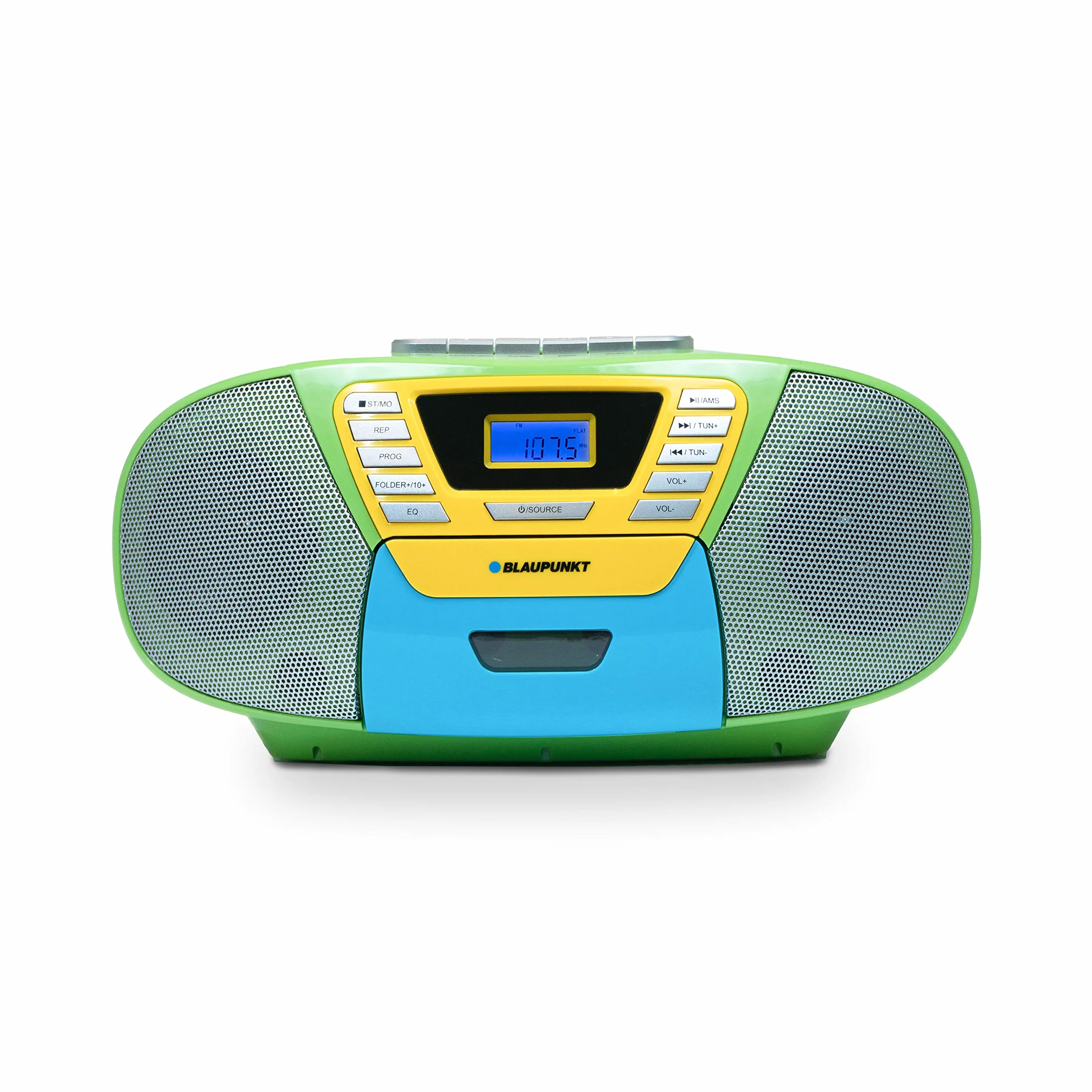 Blaupunkt B 120 MC przenośny odtwarzacz z Bluetooth | magnetofon | funkcja audiobooka | odtwarzacz CD z USB | małe radio | Aux In | radio PLL FM | kolorowy