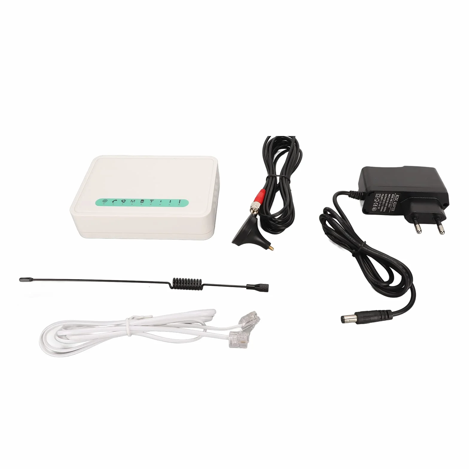 Naprawiono Terminal Bezprzewodowy GSM, 3G 4G LTE Quad Band GSM 850/900/1800/1900Mhz Desktop Wireless Terminal Dzwoniącego Dialer z LED Lights, do Telefonu Stacjonarnego, Alarm