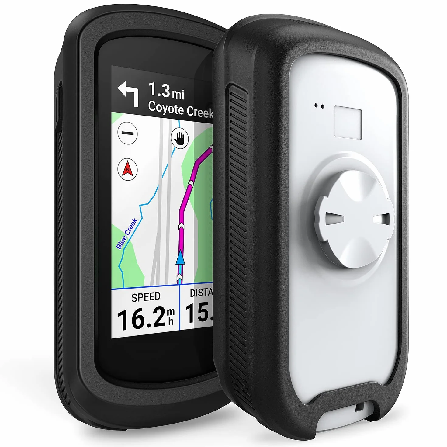 TUSITA Etui Silikon Kompatybilny z Garmin Edge Explore 2 (Nie dla Edge Explore) - Pokrowiec Silikonowy Ochronne - Akcesoria do Komputera Rowerowego GPS
