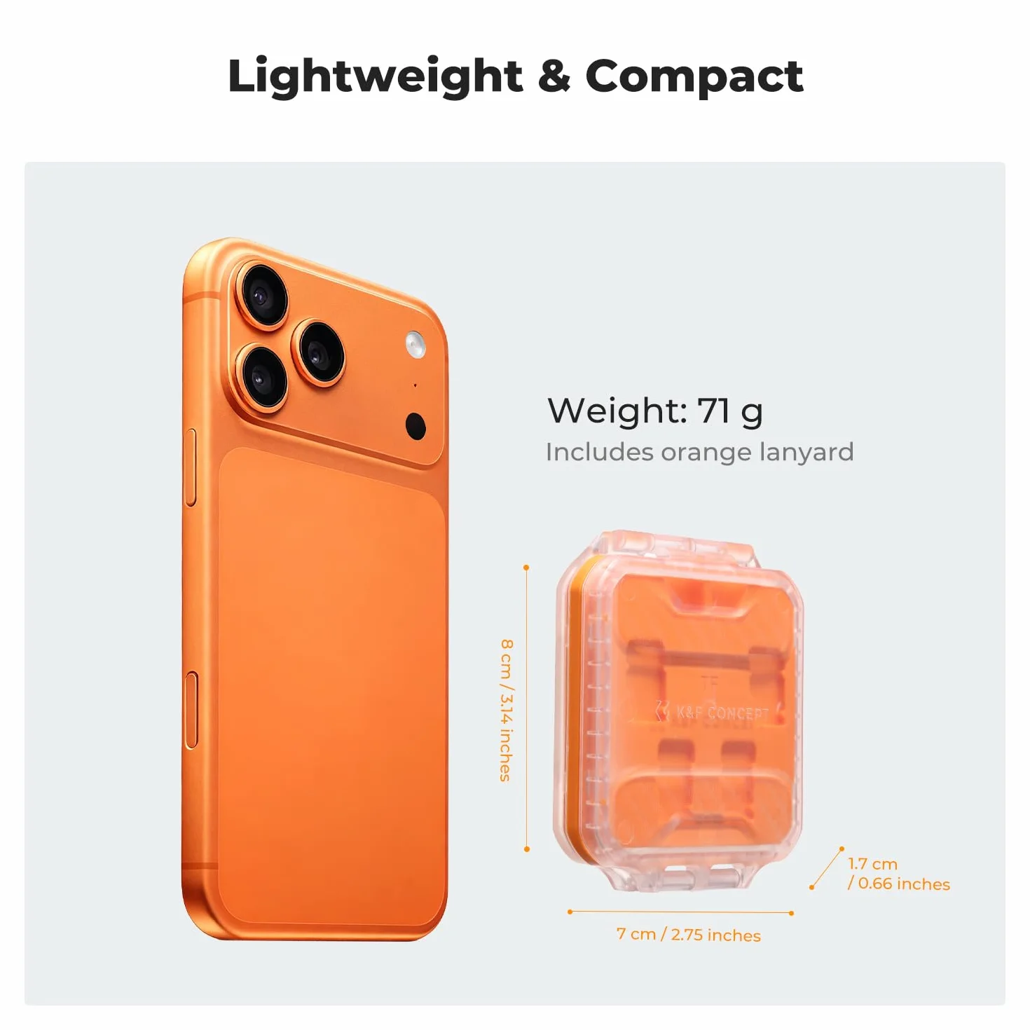 K&F Concept Przezroczyste etui na karty pamięci