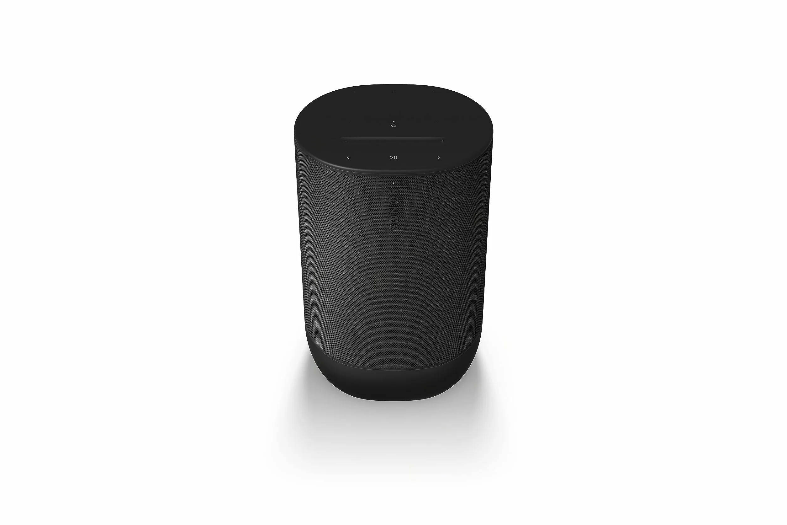 Sonos Move 2 | Bezprzewodowy głośnik przenośny z Wi-Fi, Bluetooth, Amazon Alexą, 24 godzinami pracy na akumulatorze, indukcyjną podstawą ładującą - Czarny
