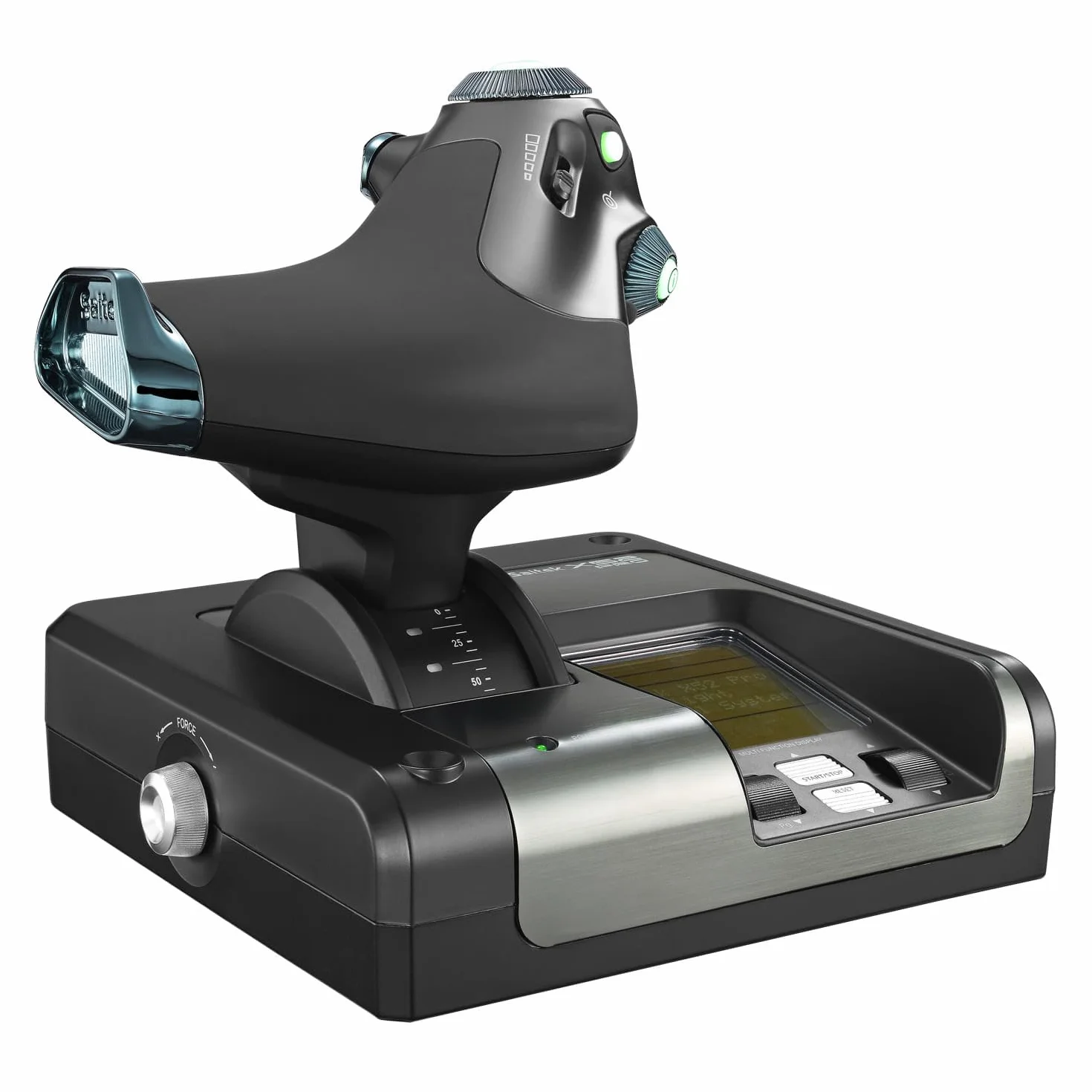 Logitech G Saitek X52 Pro Flight Control System kontroler joystick PC Czarny srebrny