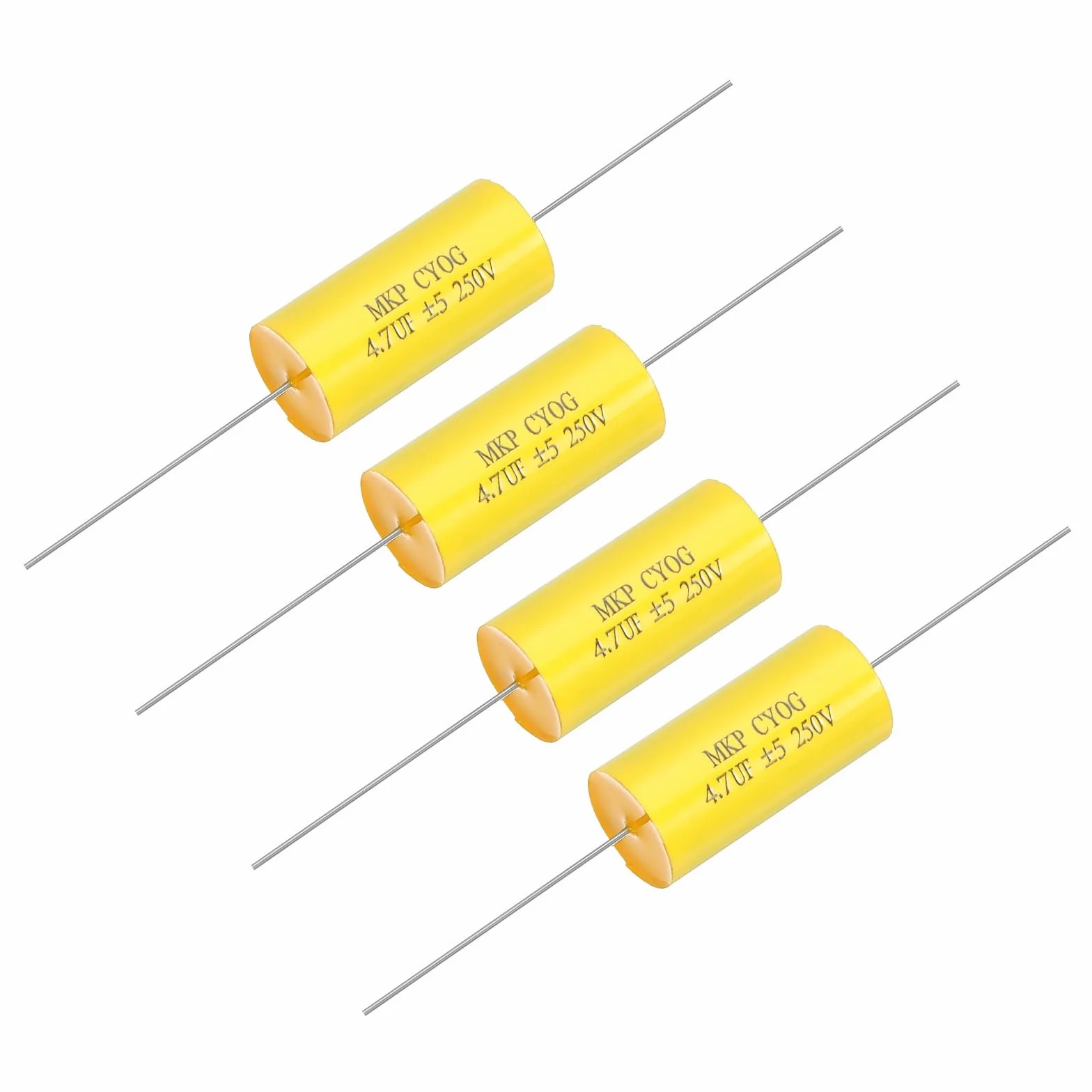 QUARKZMAN 4 sztuki zwrotnice zwrotnic 4,7uf kondensator 250 V Axial Audio głośnik Crossover MKP kondensator filmowy