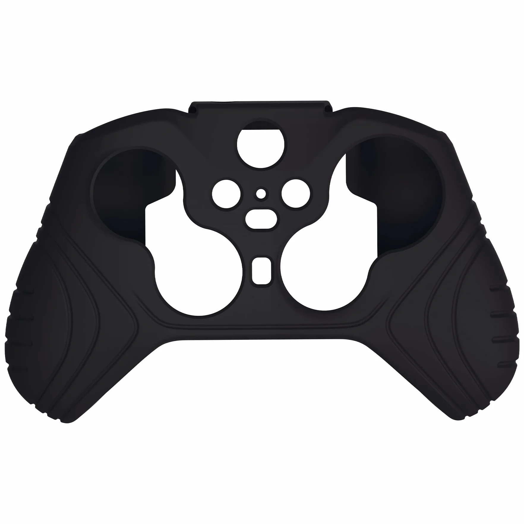 PlayVital Ochraniacze do Xbox Elite Series 2 Controller,Ergonomiczna Miękka Gumowa Osłona Skórki do Xbox Elite Series 2 z Nakładkami Joysticka-Czarny(Edycja Samuraja)