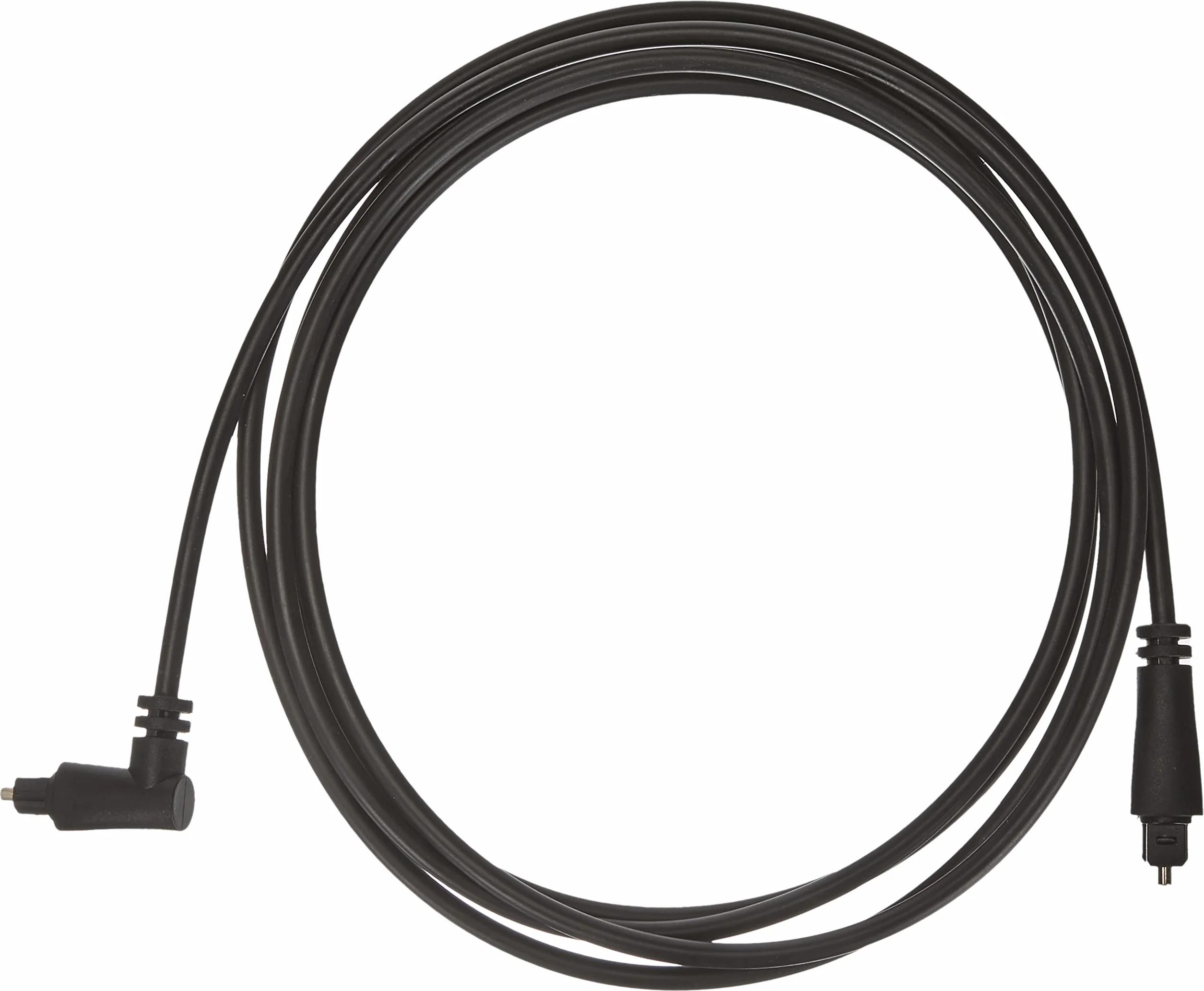Goobay 41595 Toslink kabel wygięty pod kątem 90° (wtyczka obracana o 360°), 2 metry, kabel światłowodowy jednostronnie wygięty, cyfrowy kabel audio o najlepszej jakości audio