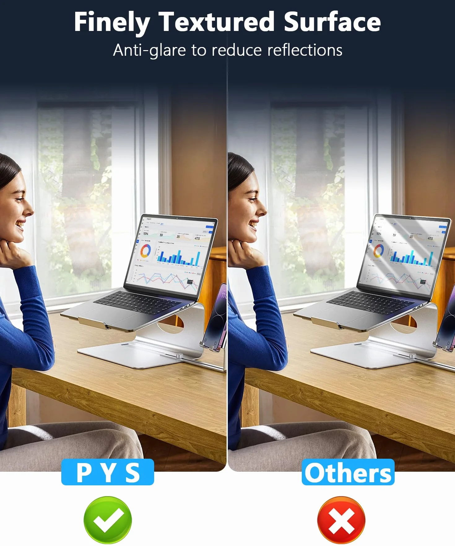 PYS 4-kierunkowa ochrona przed wzrokiem do MacBooka Air 33.0 cm (2018-2021, M1), filtr prywatności 360 stopni, matowa osłona antyodblaskowa, ochrona przed zarysowaniami