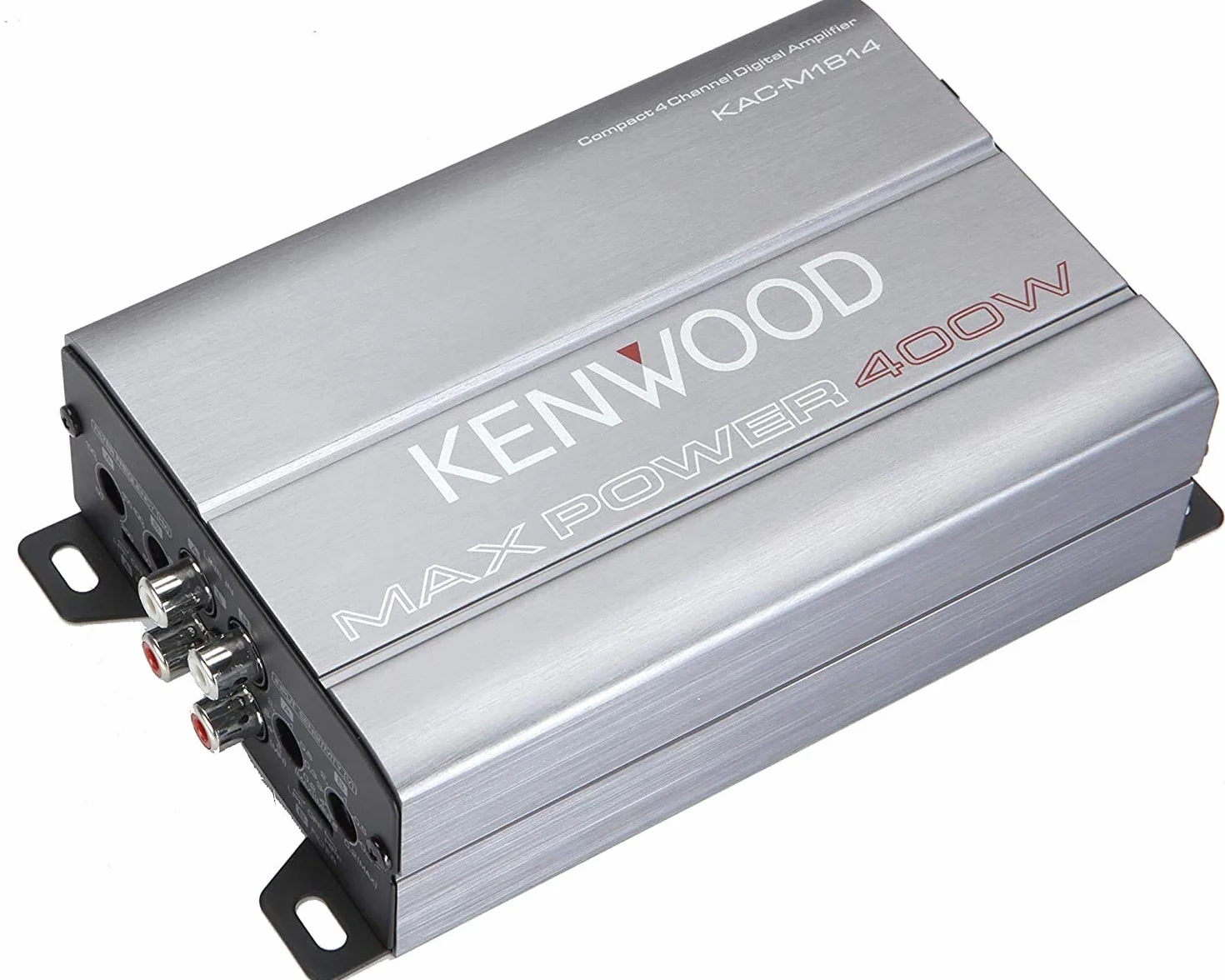Kenwood KAC-M1814 4-kanałowy, kompaktowy, mostkowy wzmacniacz cyfrowy o mocy 400 W
