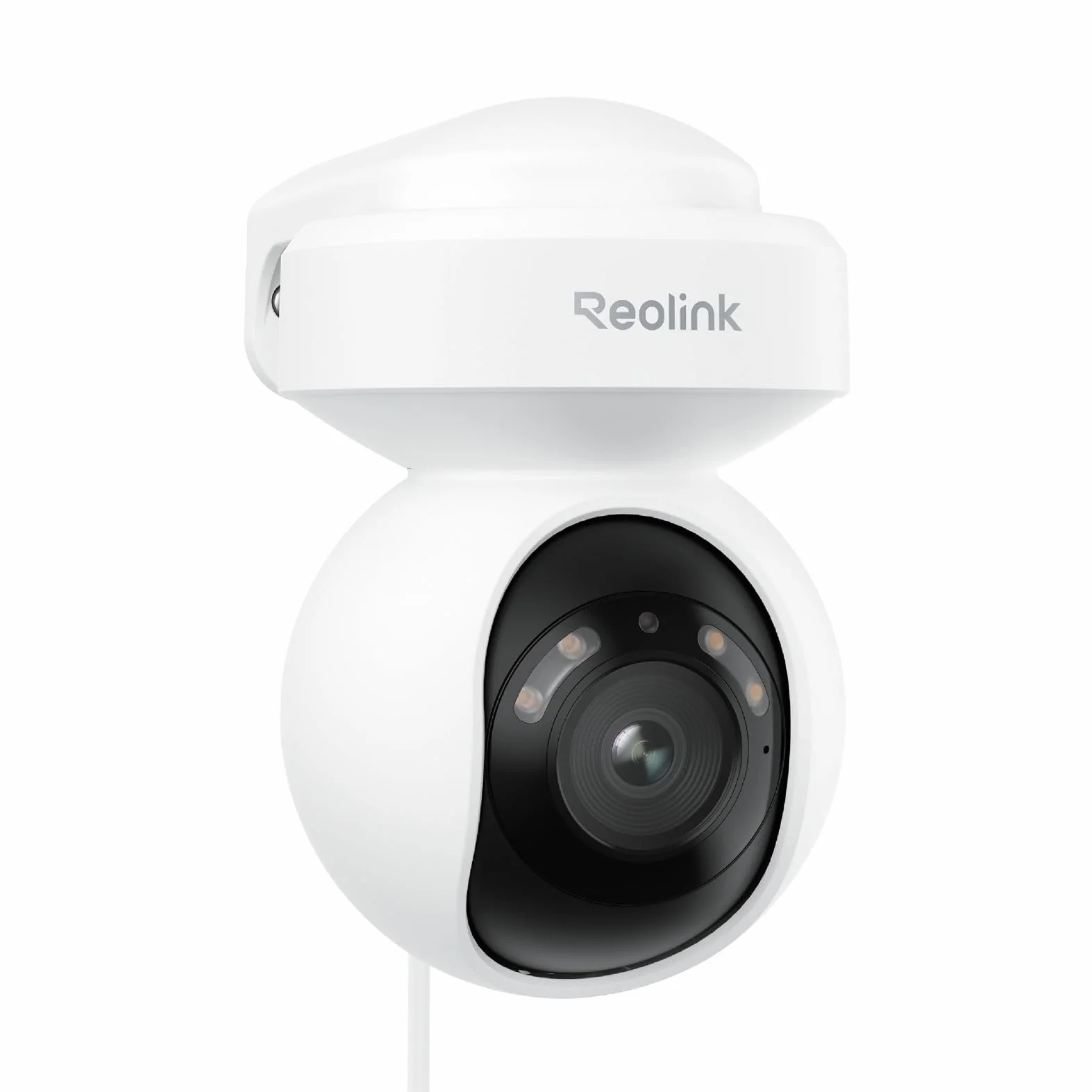 Reolink Kamera zewnętrzna Smart 4K z detekcją ruchu, automatycznym śledzeniem, Wi-Fi 6, obrotem 355° i pochyleniem 50°, dwukierunkową rozmową, kolorowym widzeniem nocnym, E1 Outdoor S