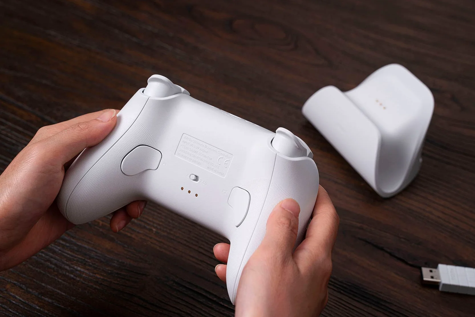 8Bitdo Kontroler, Biały, L