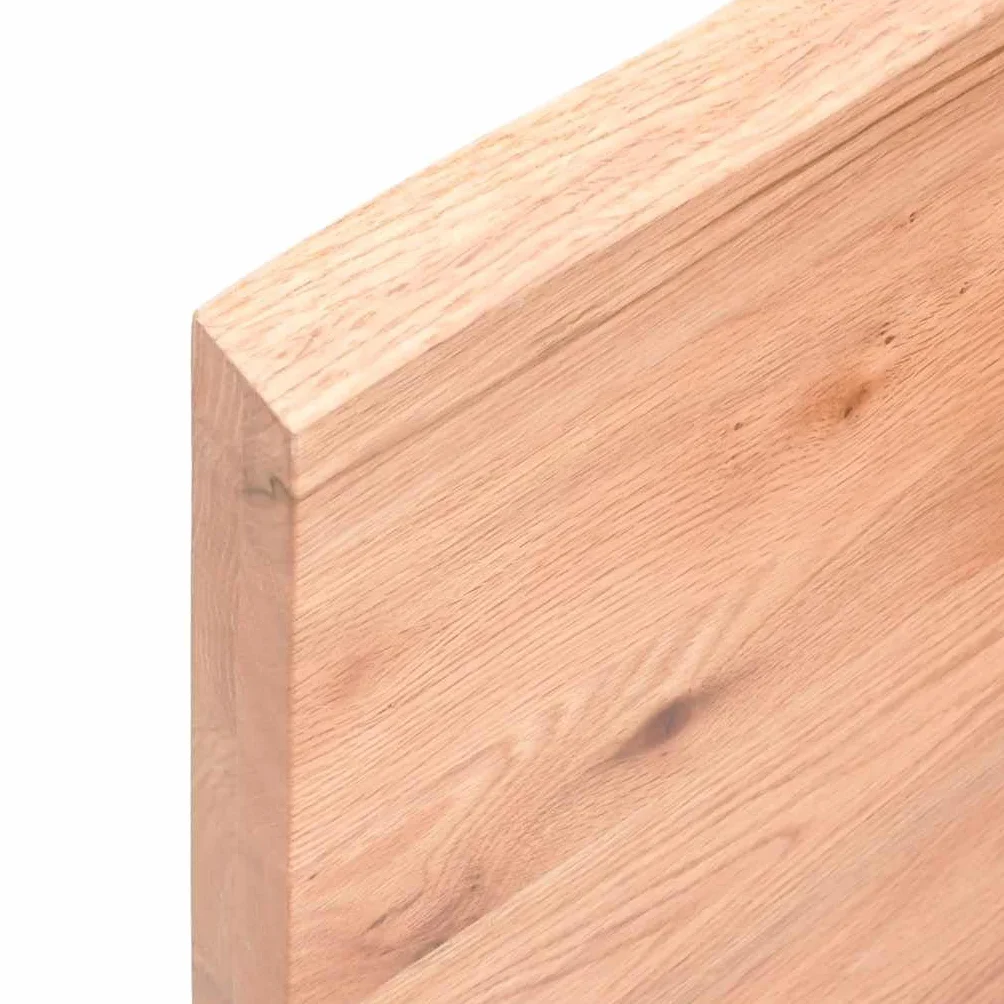 vidaXL Blat drewniany jasnobrązowy 200x60x(2-4) cm naturalną krawędzią
