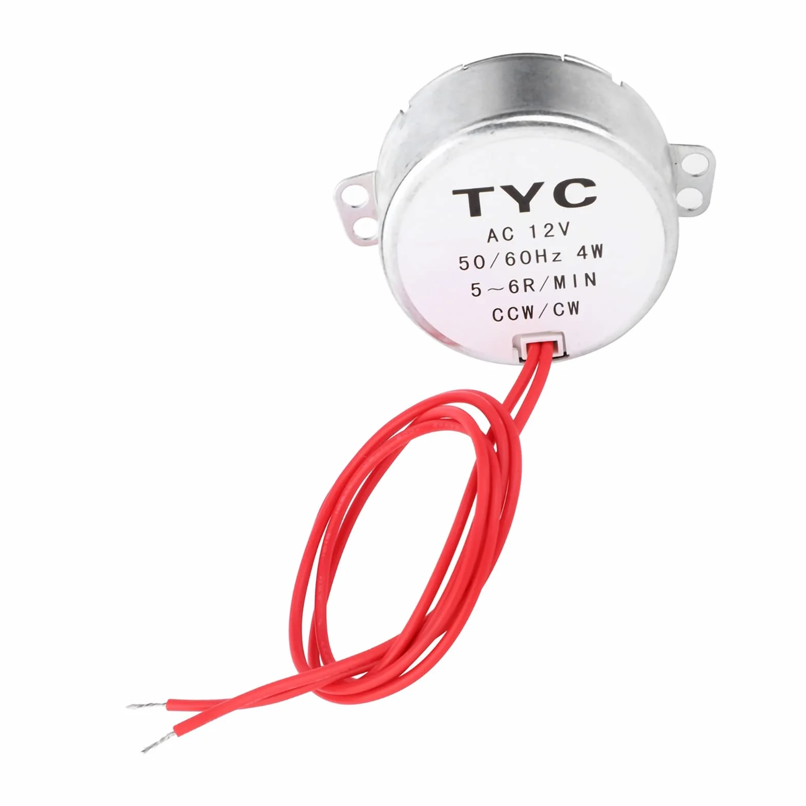 Silnik synchroniczny TYC30 prąd zmienny 12 V 4 W 5-6 obr./min CCW/CW z prowadnicą drutu