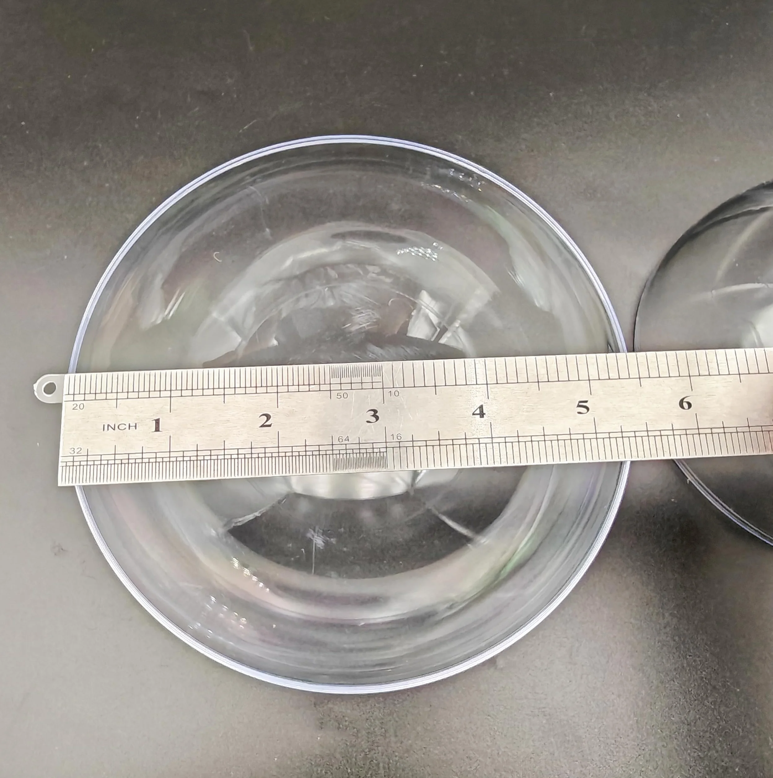 Przezroczysta plastikowa kula akrylowa 14 cm 5 szt. do dekoracji DIY