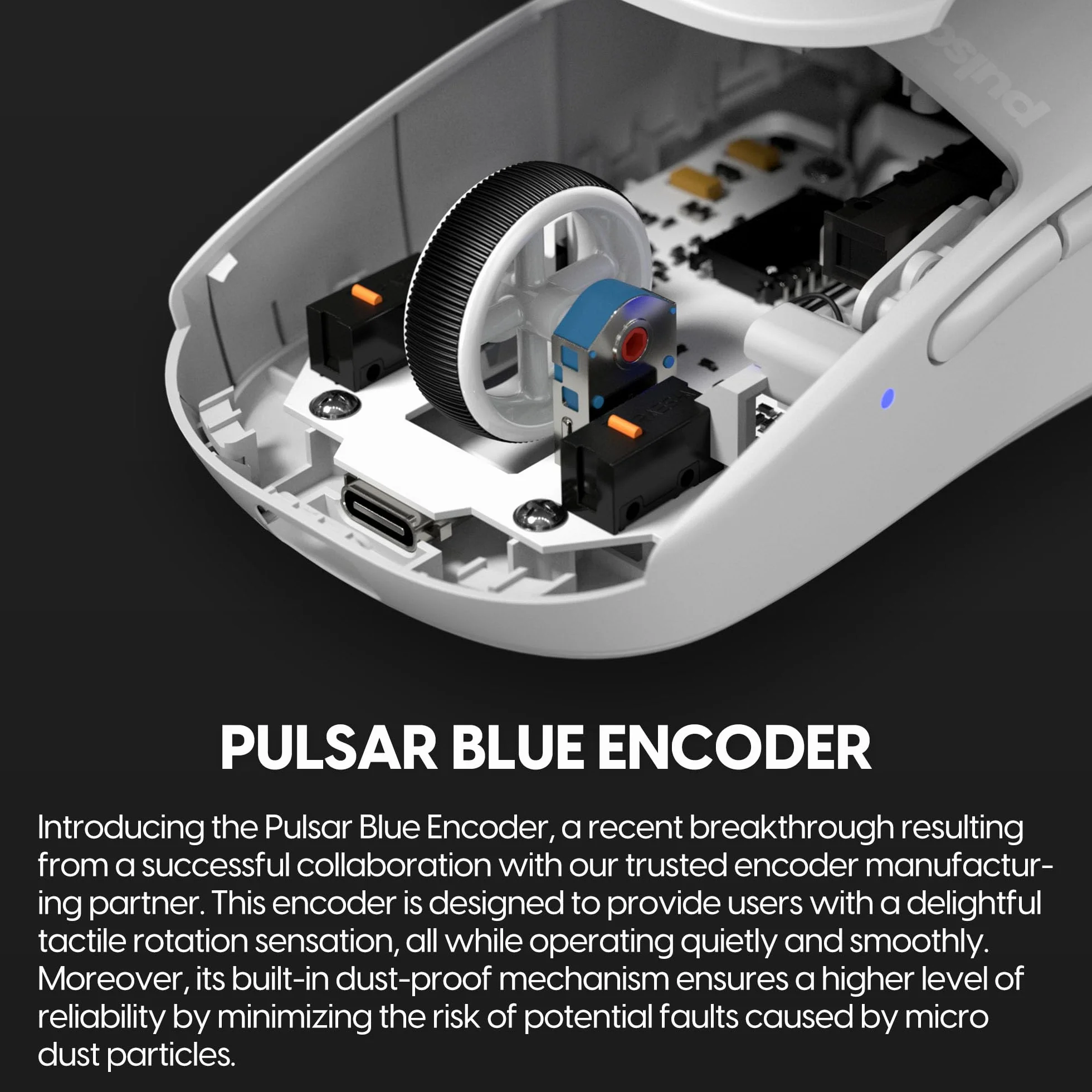 Pulsar Gaming Gears X2H Bezprzewodowa mysz do gier, ultralekka, 54 g, symetryczna, przełącznik optyczny, 2,4 GHz, 1 ms, czujnik PAW3395 26000 DPI, średnia, bezprzewodowa, biała