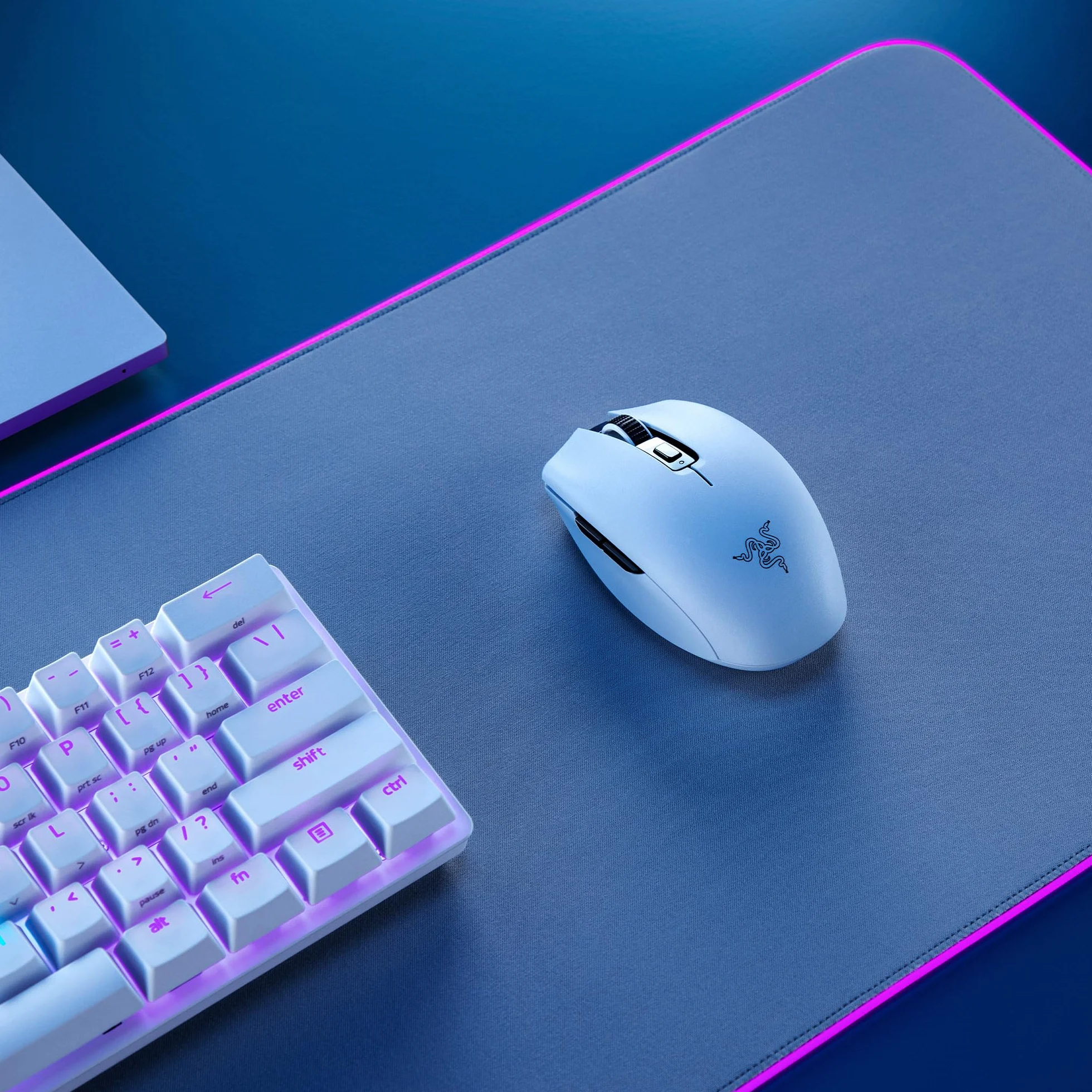 Razer Orochi V2 Mercury - Bezprzewodowa mysz dla graczy mobilnych z baterią o nawet 950-godzinnym działaniu (Ultralekka konstrukcja, 2 tryby bezprzewodowe) Biały