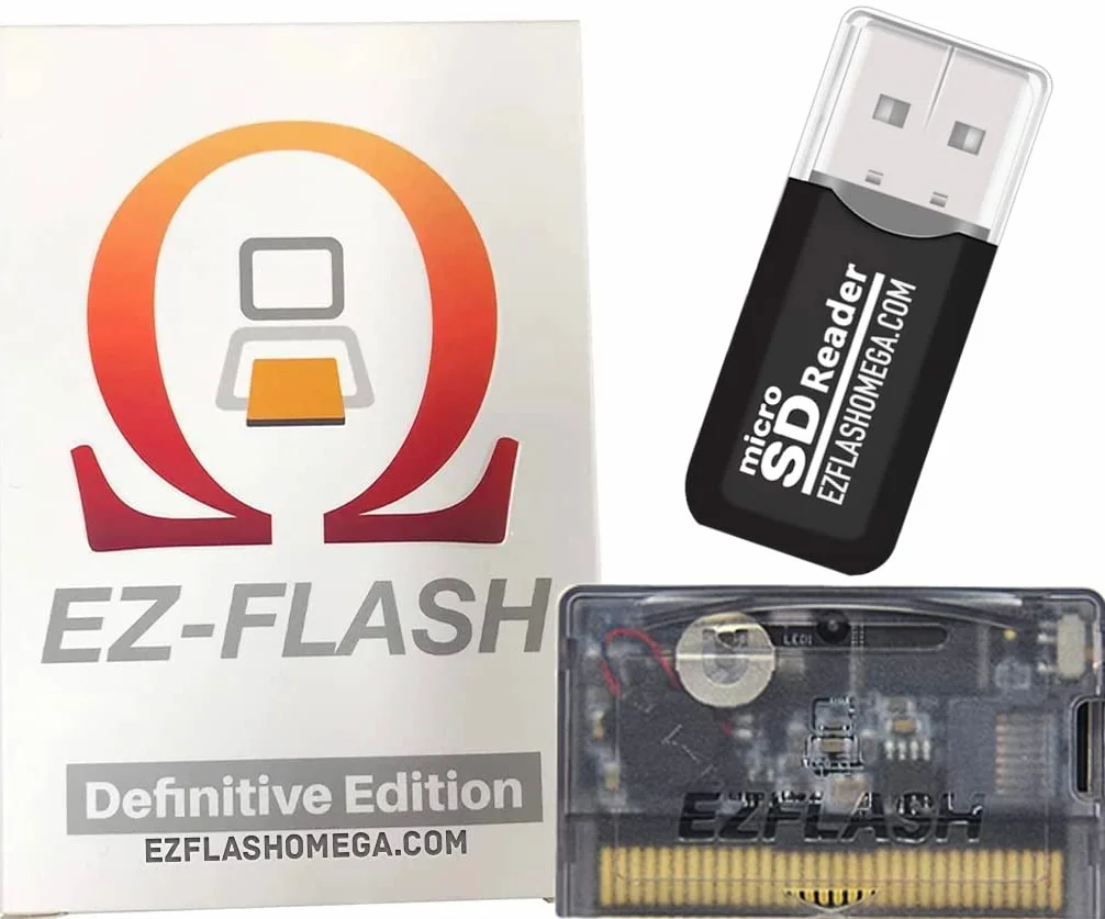 EZ Flash Omega DE karta do gier dla GBA, GBA SP, DS, NDS, NDS Lite, 128 GB