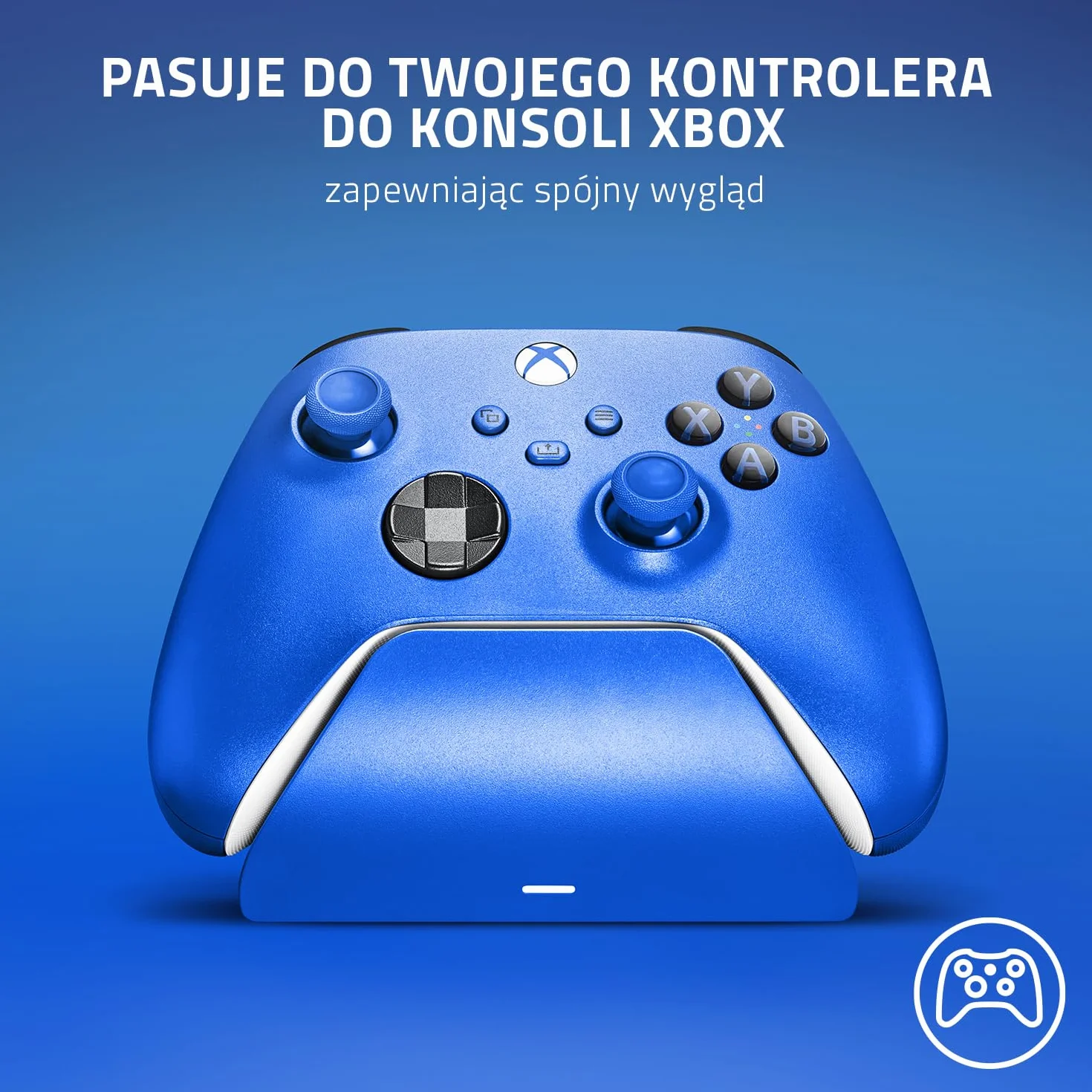 Razer Rc21-01750100-R3M1 RC21-01750100-R3M1 Stojak do Ładowania Kontrolerów, Czarny, 64.01 x 64.01 x 19.3 cm