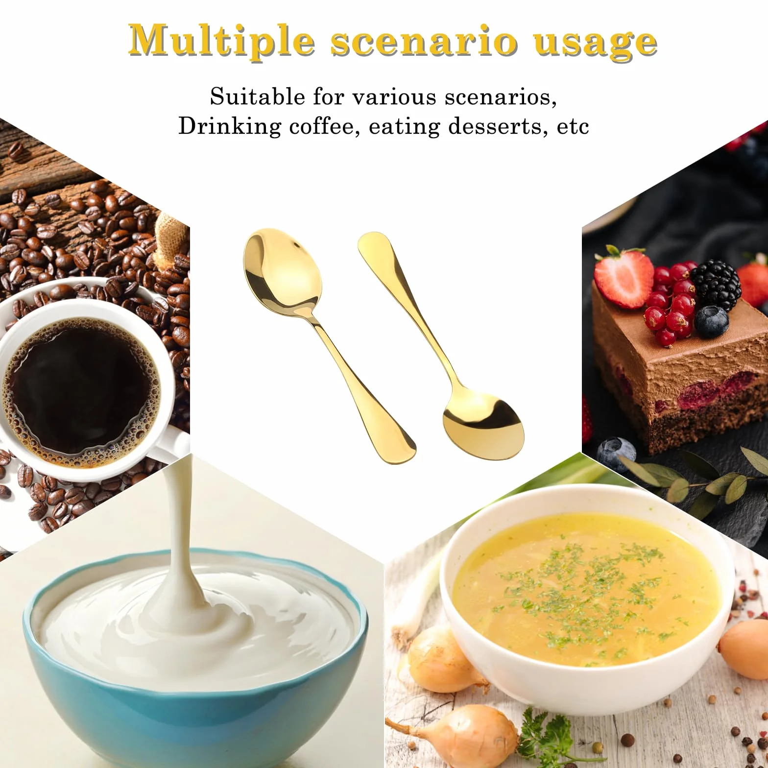 łyżeczka do kawy ze stali nierdzewnej 14 cm zestaw 24 szt. espresso