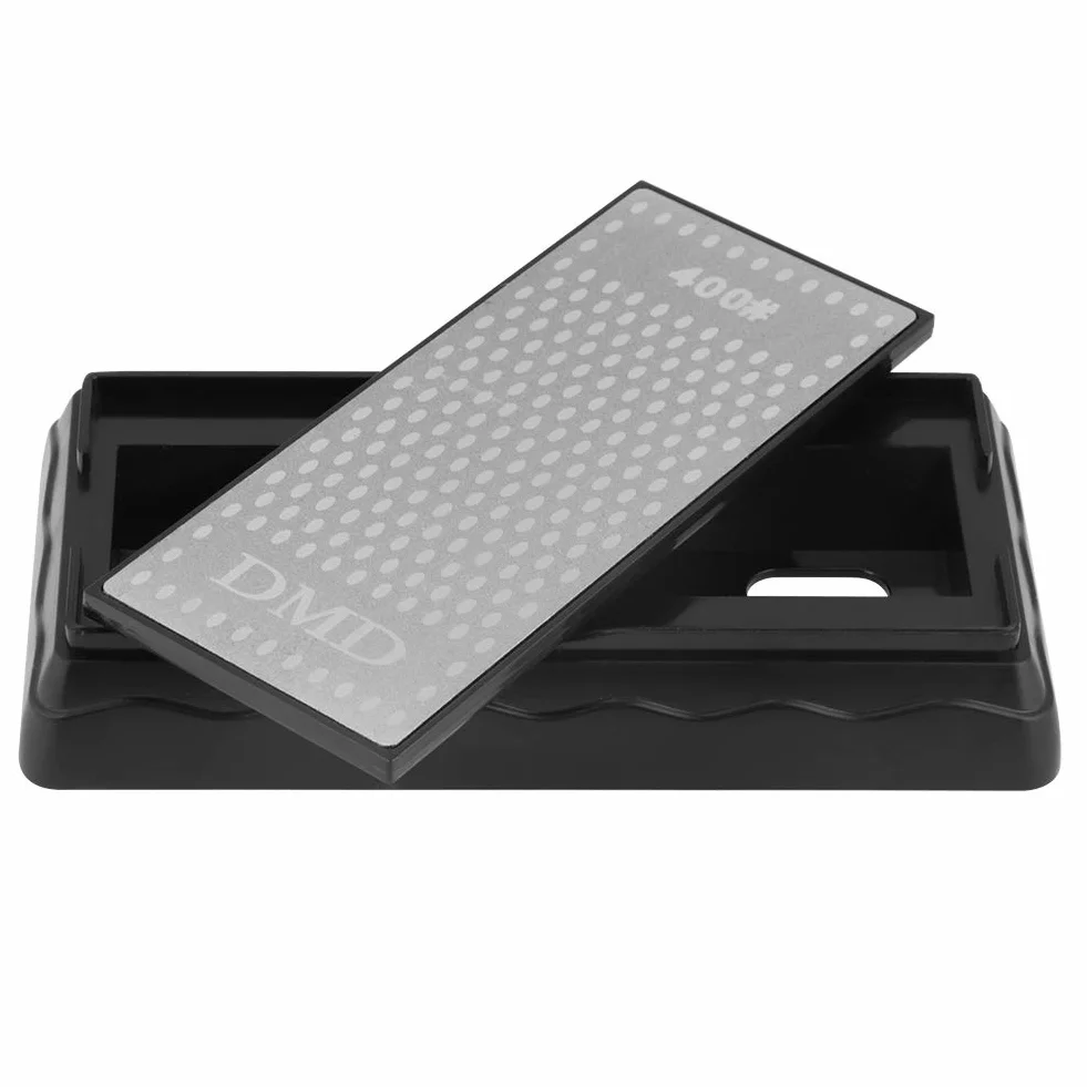 Akozon Kamień do ostrzenia diamentowy 200 x 70 mm 400/1000 do noży kuchennych z antypoślizgową podstawą