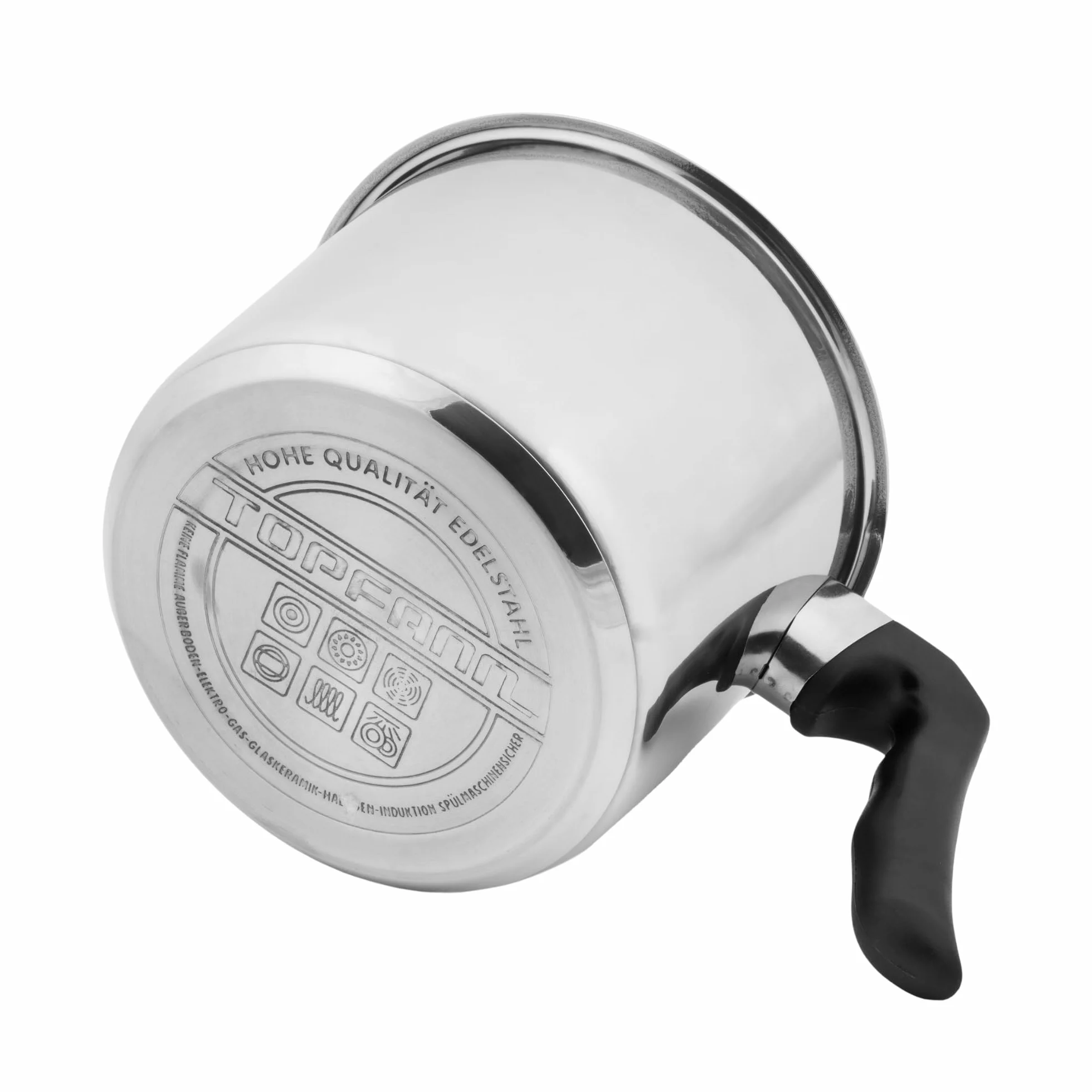 Garnek do mleka ze stali nierdzewnej 1,5 l indukcja