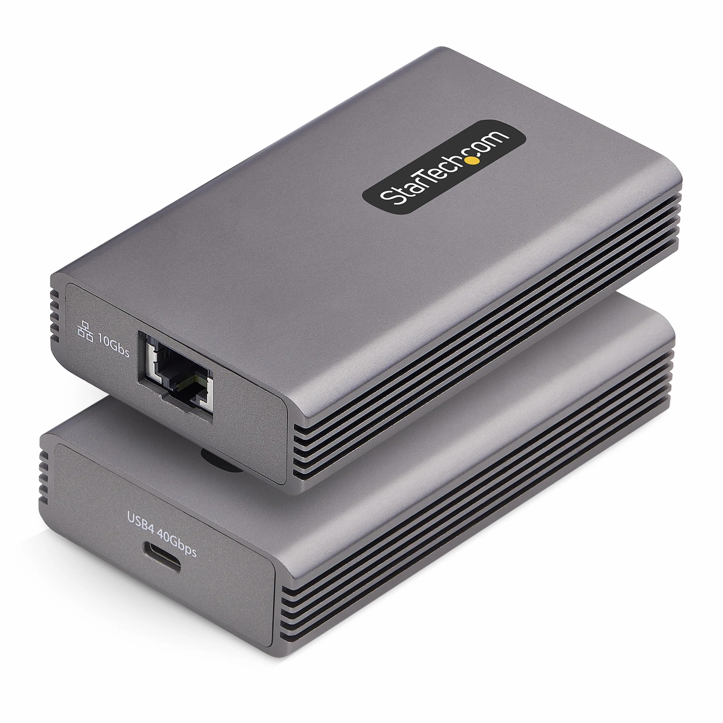 StarTech Adapter Ethernet 10 GbE USB4, zewnętrzna karta sieciowa 10 GB, kompatybilna z Thunderbolt 3-, 4-, 5, 10 5, 2,5, 1 Gbps i 100 Mbps, Mac i Windows