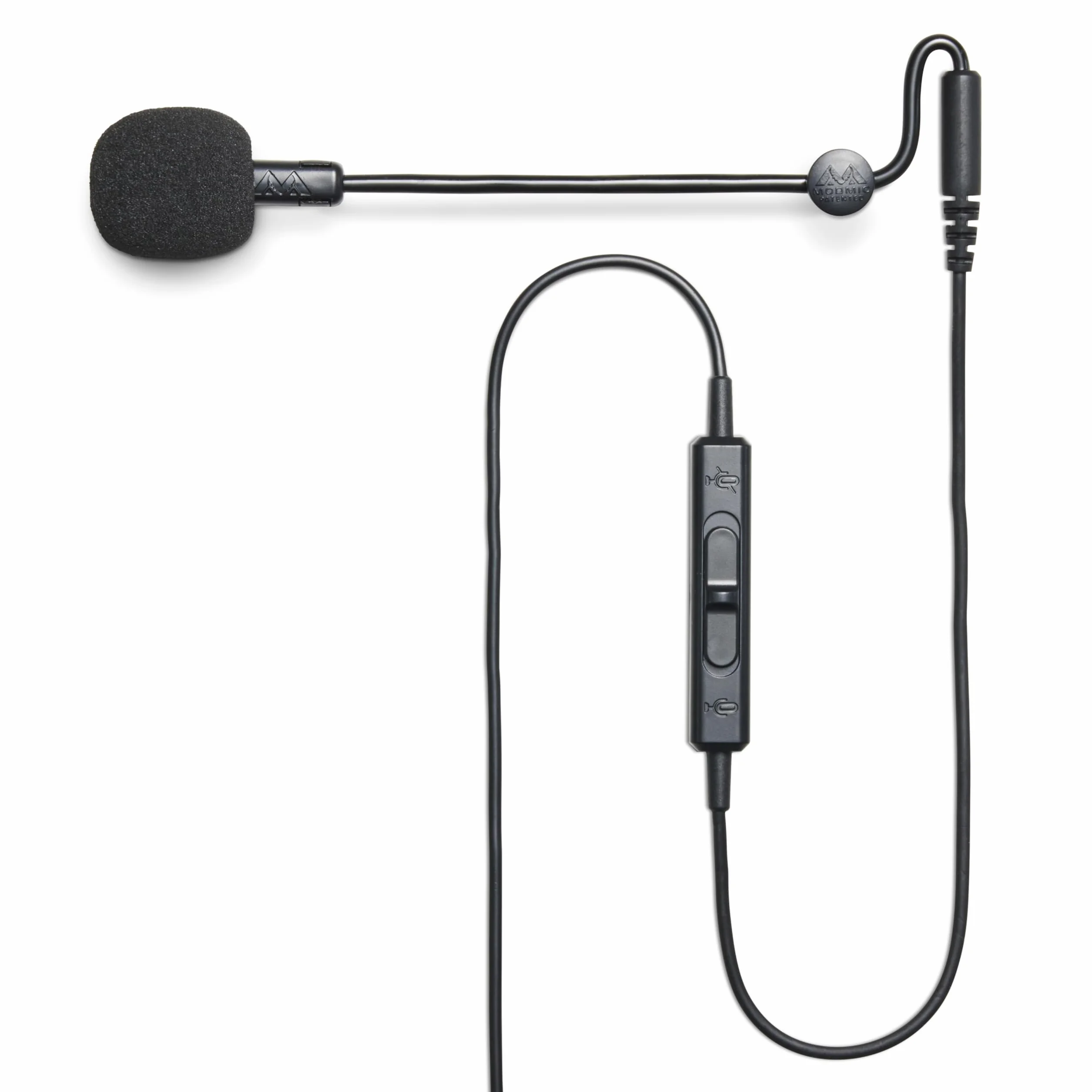Antlion Audio ModMic Uni 2 - dołączany mikrofon z redukcją szumów i przełącznikiem wyciszania, kompatybilny z PC, konsolami do gier, urządzeniami przenośnymi