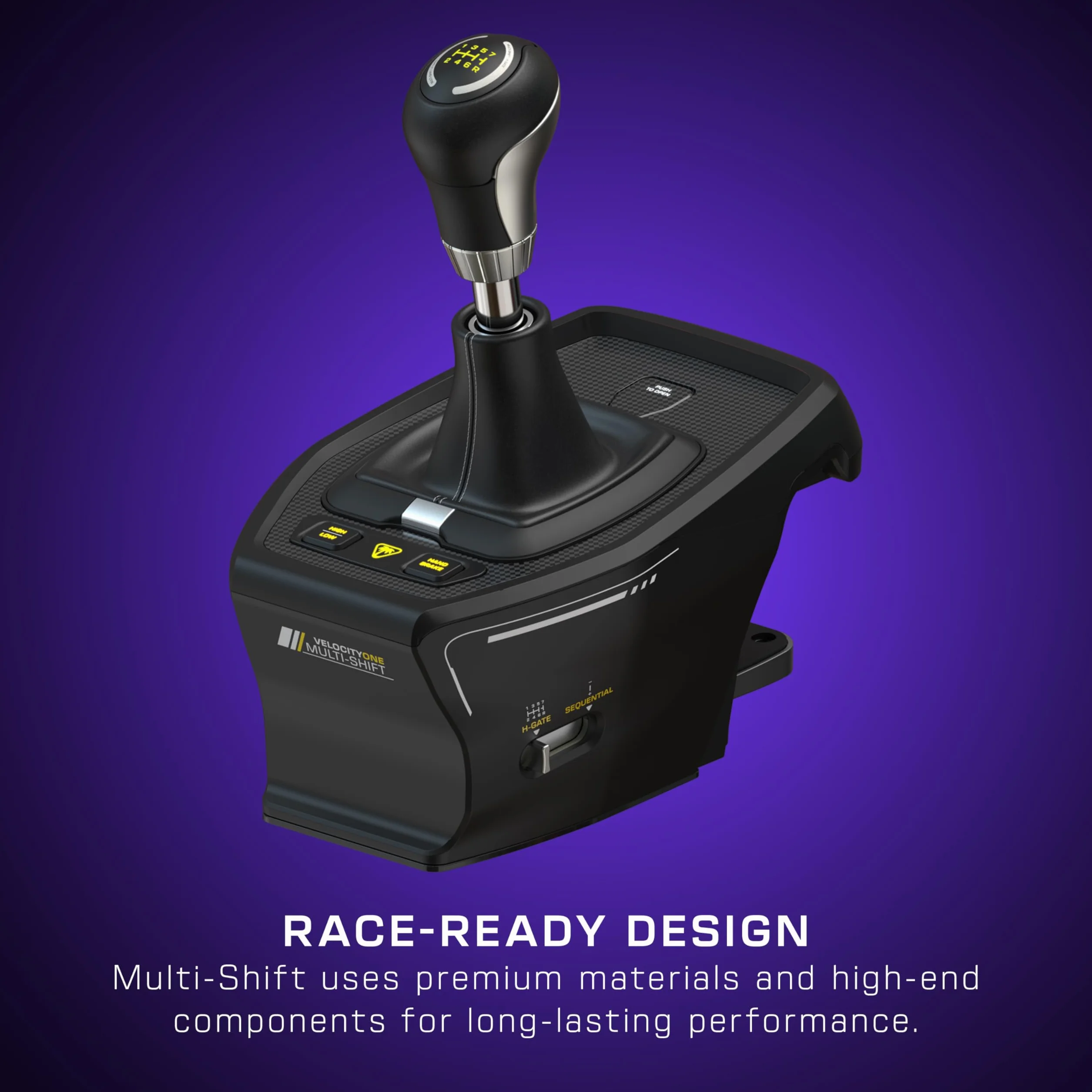 Turtle Beach VelocityOne Multi-Shift - Kontroler zmiany biegów i hamulca ręcznego do symulatorów wyścigów na komputer PC z systemem Windows oraz konsole Xbox Series X|S i Xbox One