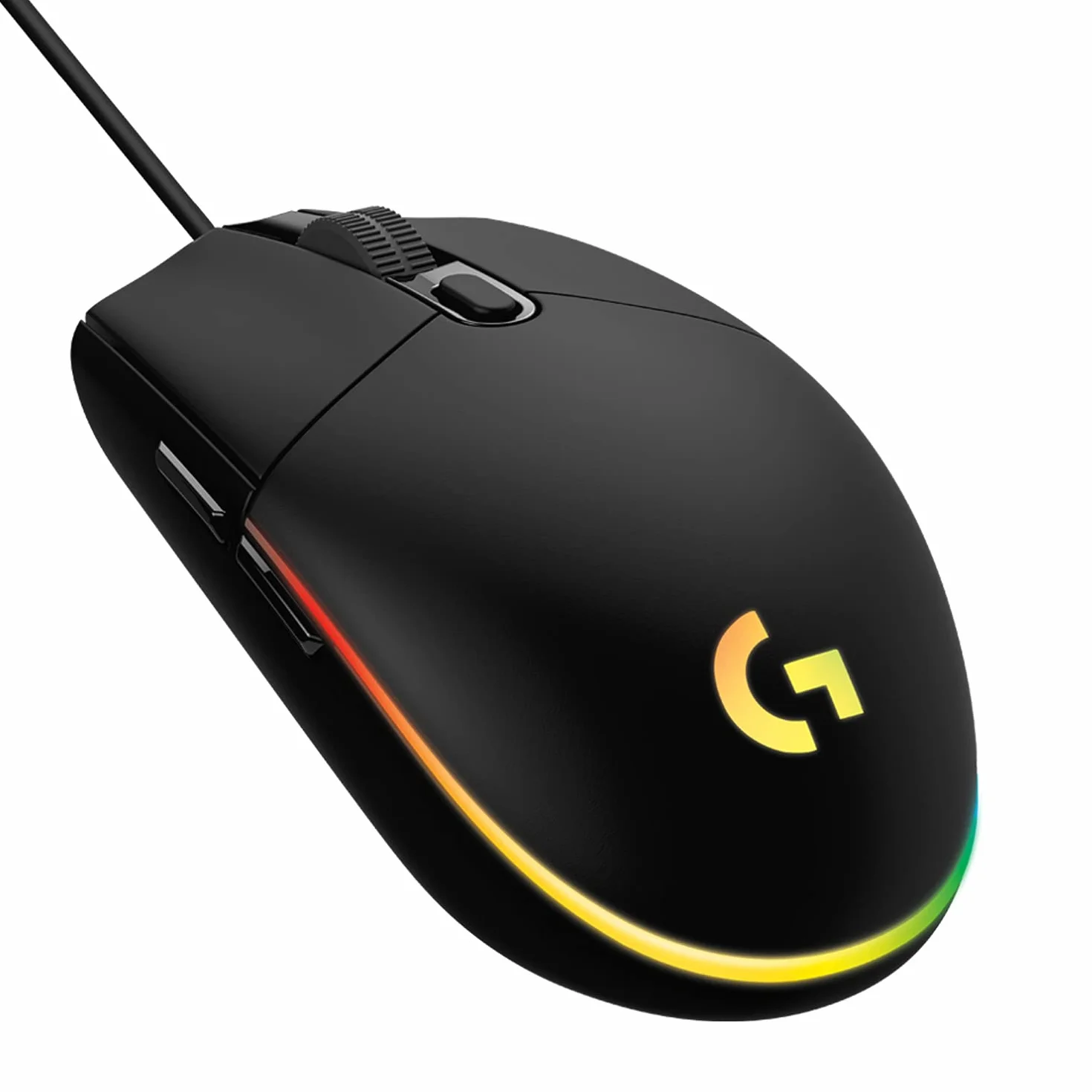 Logitech G102 Lightsync 910-005823, Mysz Komputerowa, Czarny/Żółty