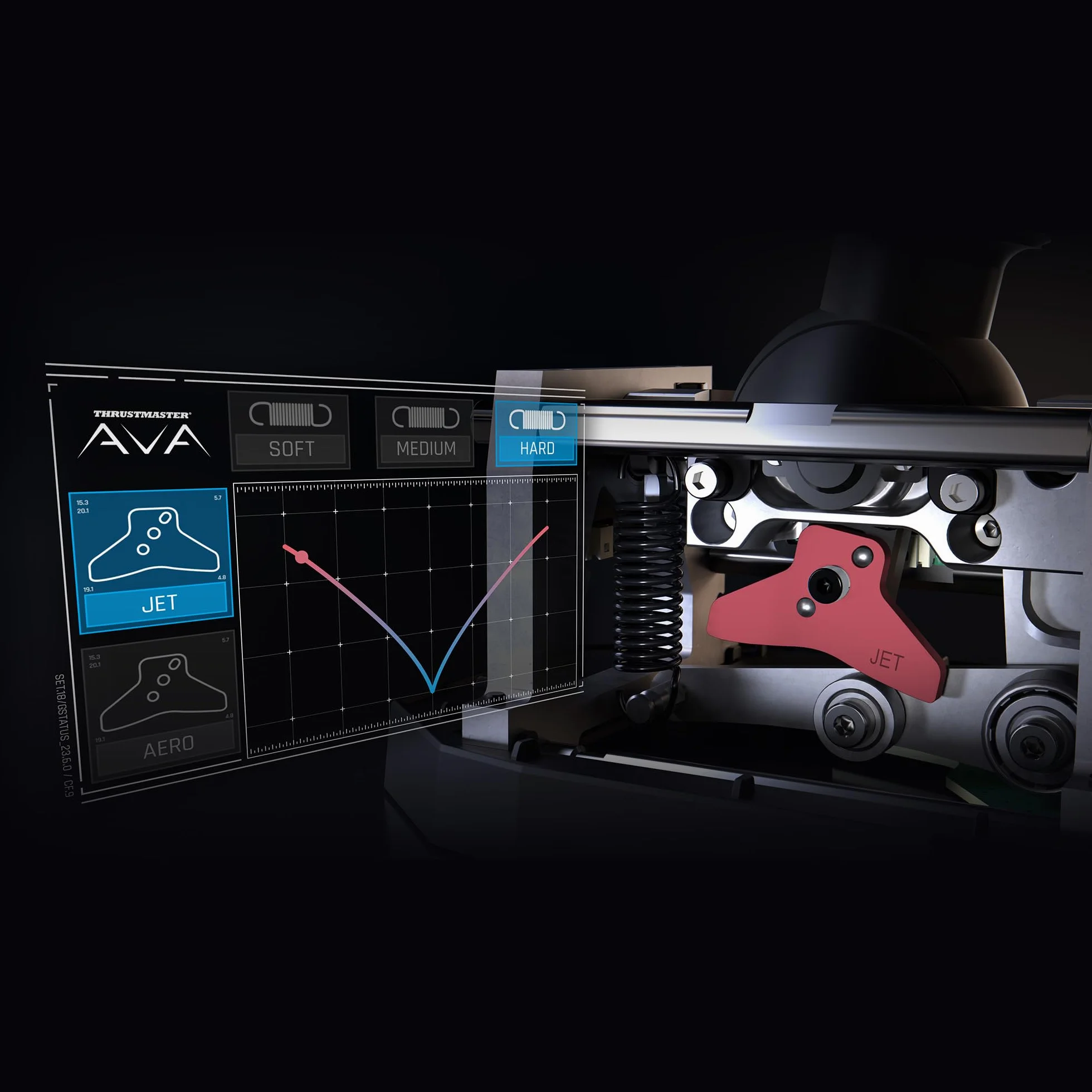 Thrustmaster AVA, Modułowa Podstawa Joysticka do Symulacji Lotniczych z Wieloma Konfiguracjami, Zgodna ze Wszystkimi Rodzajami Lotnictwa na PC