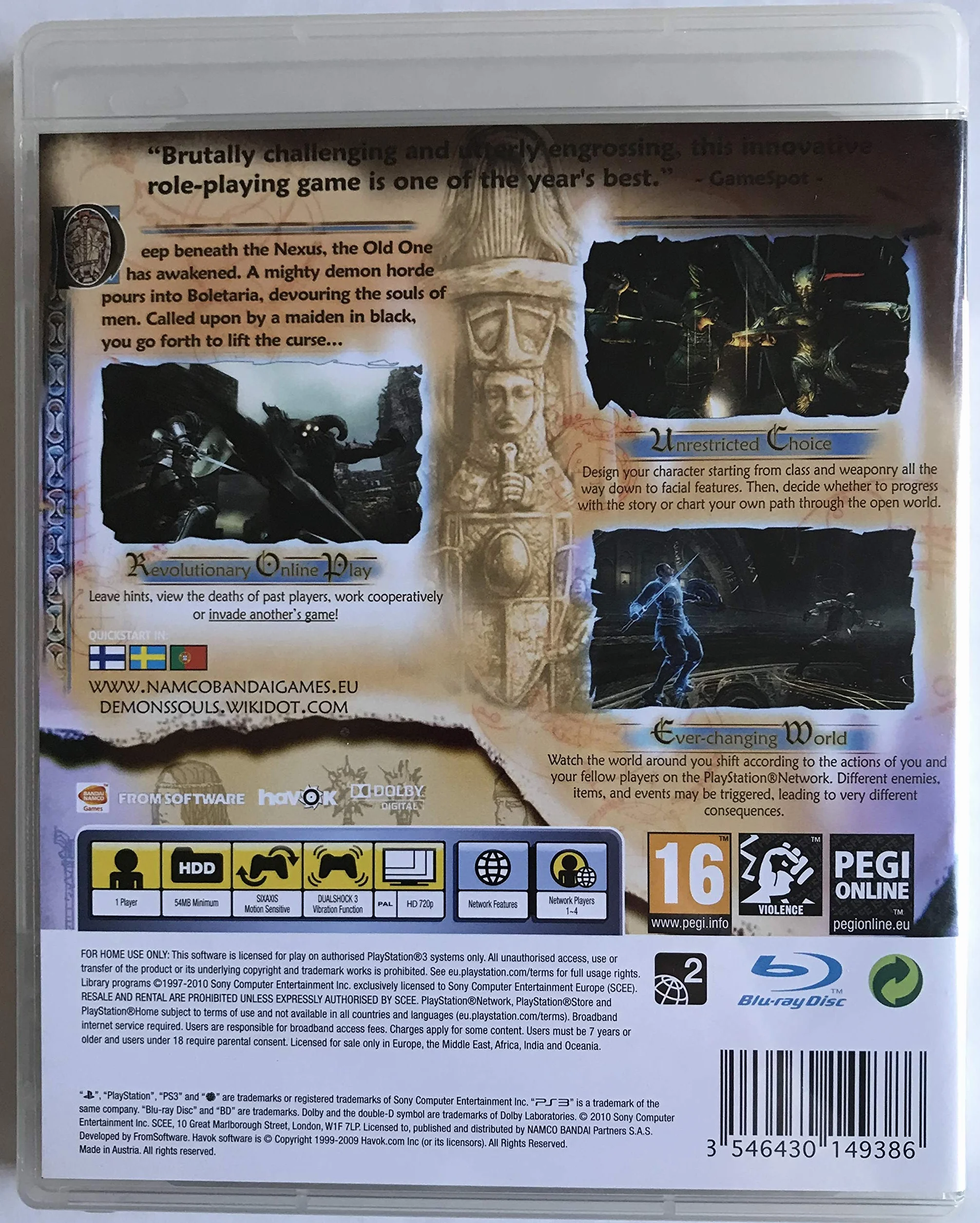 Demons Souls PS3 Game