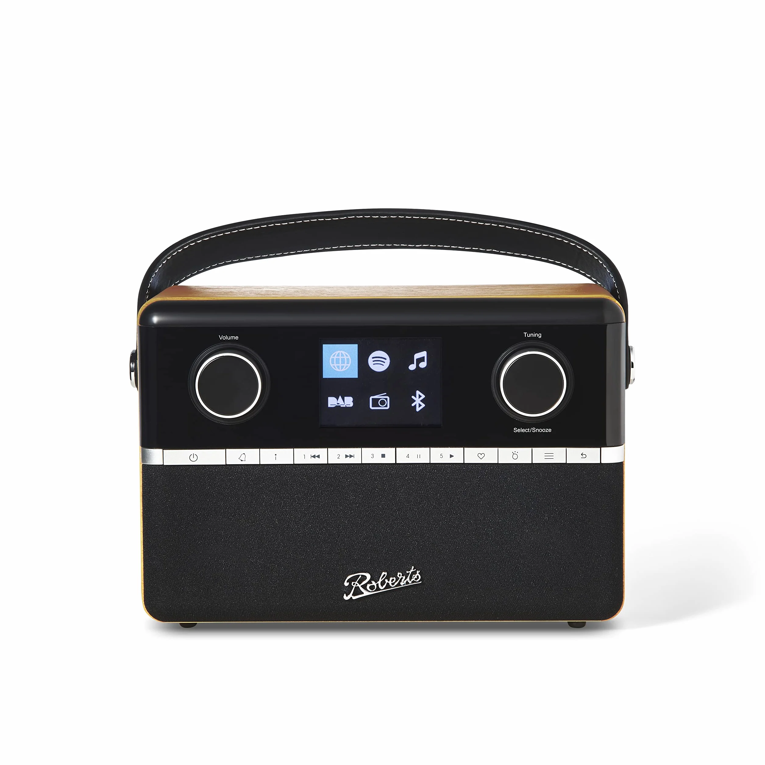 Roberts Stream 94 L Przenośne radio stereo, Dab+/FM/Bluetooth/WiFi, czarny i wiśniowy