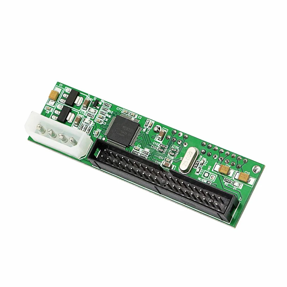 SinLoon 3,5-calowy adapter interfejsu SATA na PATA IDE, SATA żeński na 40-pinowy męski adapter IDE do komputera PC i Mac do adaptera interfejsu dysku twardego SATA