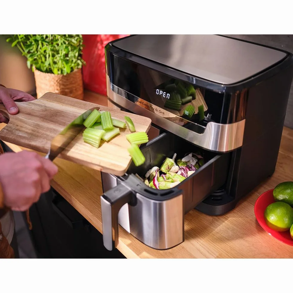 Tefal Dual Easy Fry & Grill Ey905d 8,3 l 2700 W Air Fryer