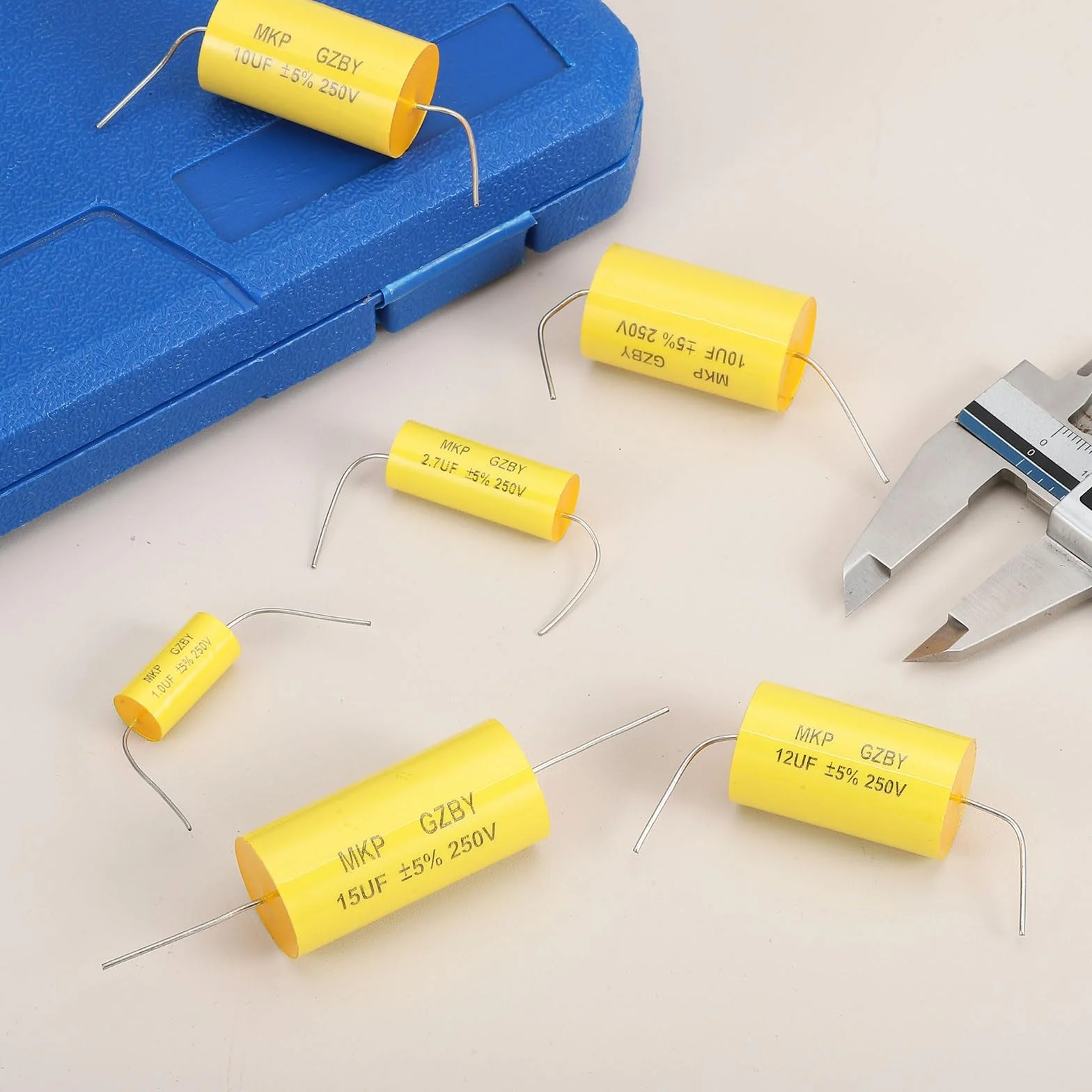 QUARKZMAN 4 sztuki zwrotnice zwrotnic 4,7uf kondensator 250 V Axial Audio głośnik Crossover MKP kondensator filmowy