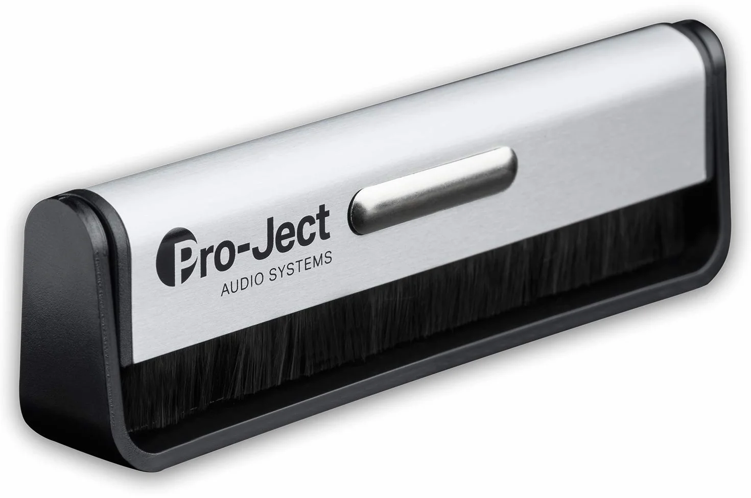 Pro-Ject Audio Systems Brush It PRO4020002 Szczotka do Czyszczenia Włókna Węglowego, Czarny/Srebrny, 8.99 x 22 x 3.99 cm